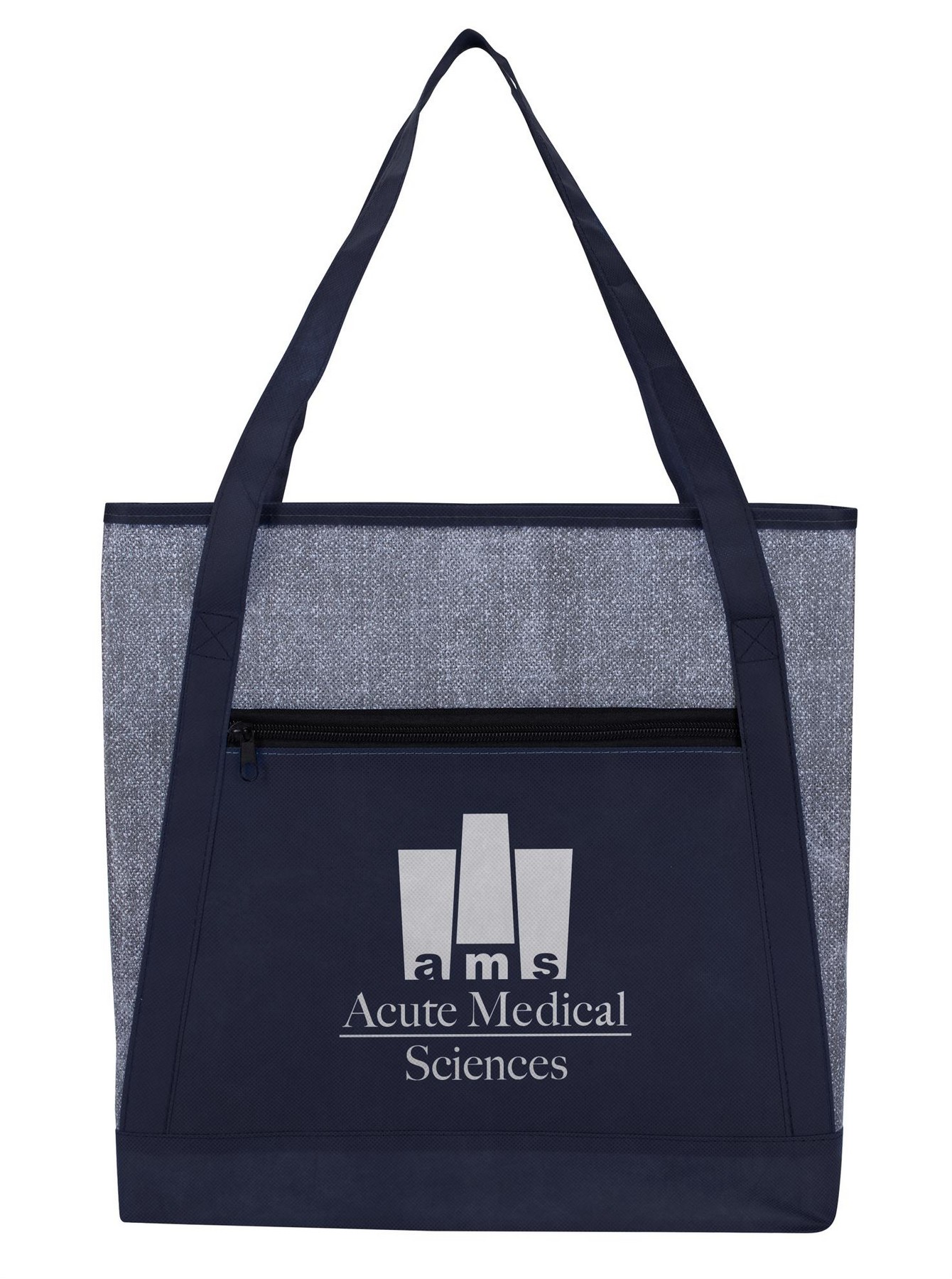 Picture of Good Value™ Heathered RPET Non-Woven Tote