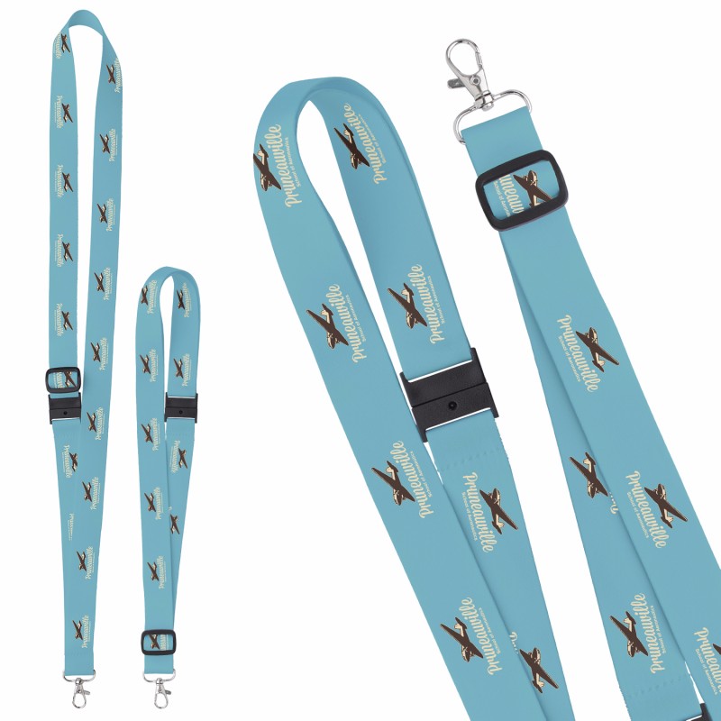 Picture of Universal Source® 1" Adjustable Polyester 4 Color Lanyard