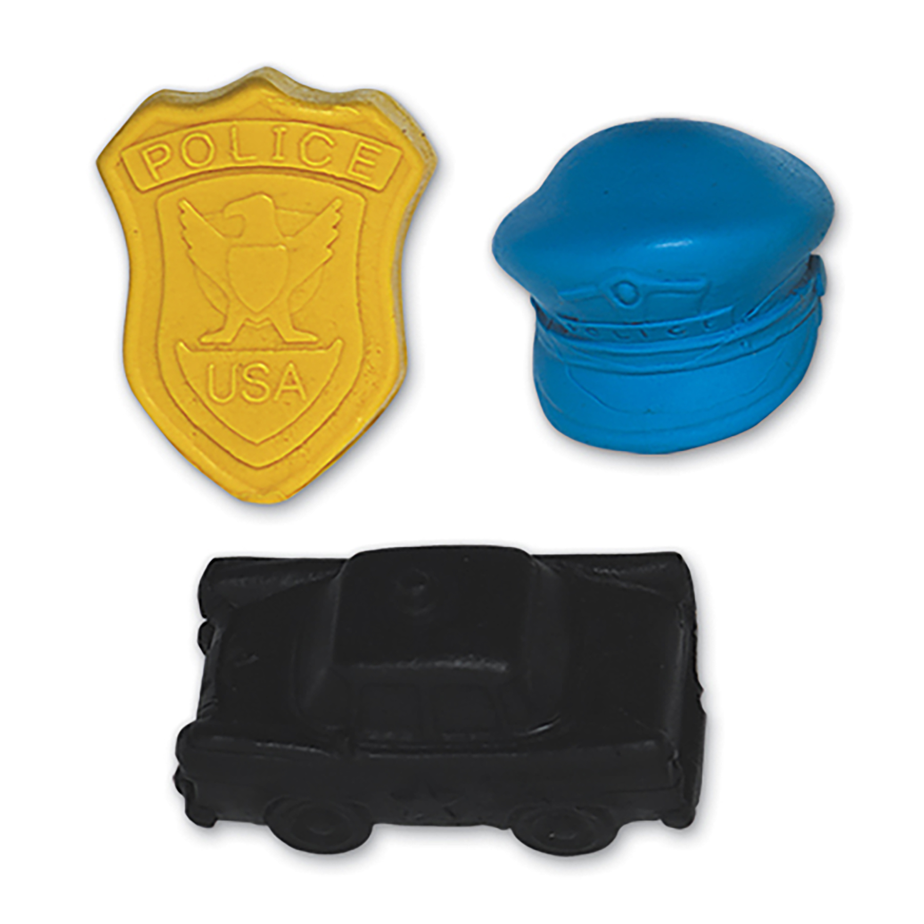 Picture of Pencil-Top Eraser Mini Police Collection