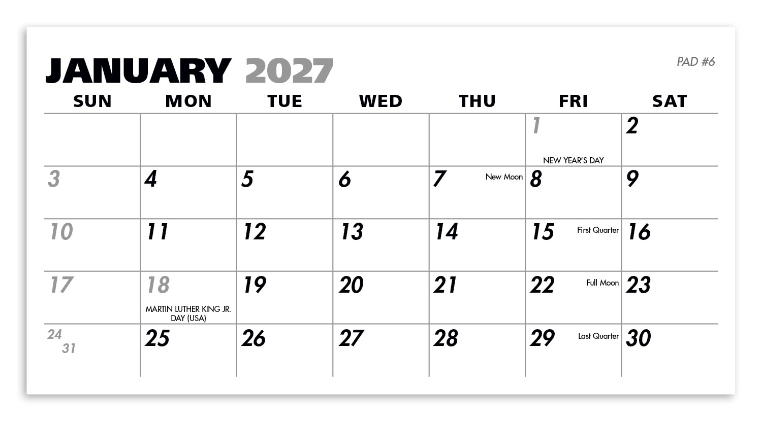 Picture of Triumph® Calendars Legacy Calendar