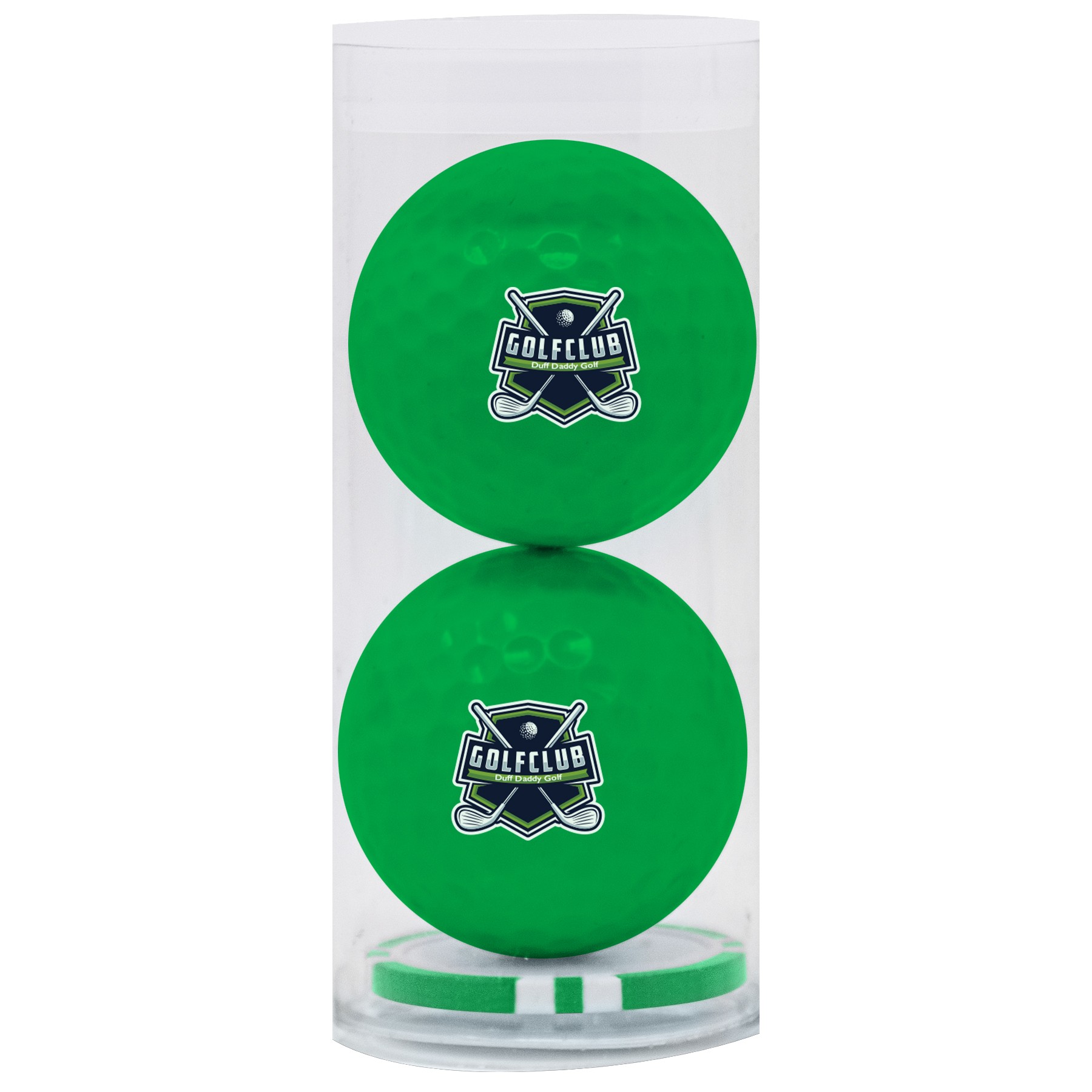 Picture of Colored 2-Ball, 1-Poker Chip Par Pack