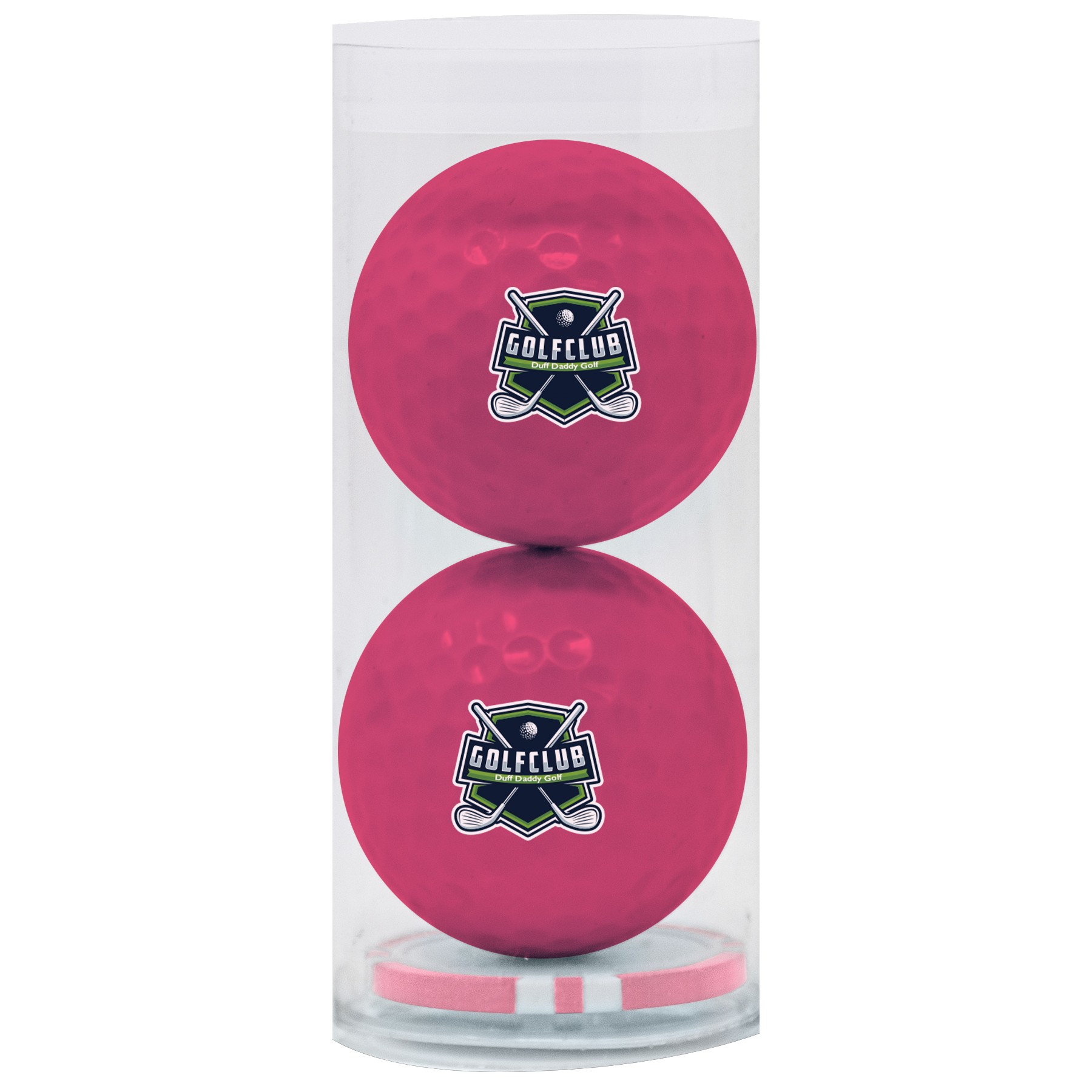 Picture of Colored 2-Ball, 1-Poker Chip Par Pack
