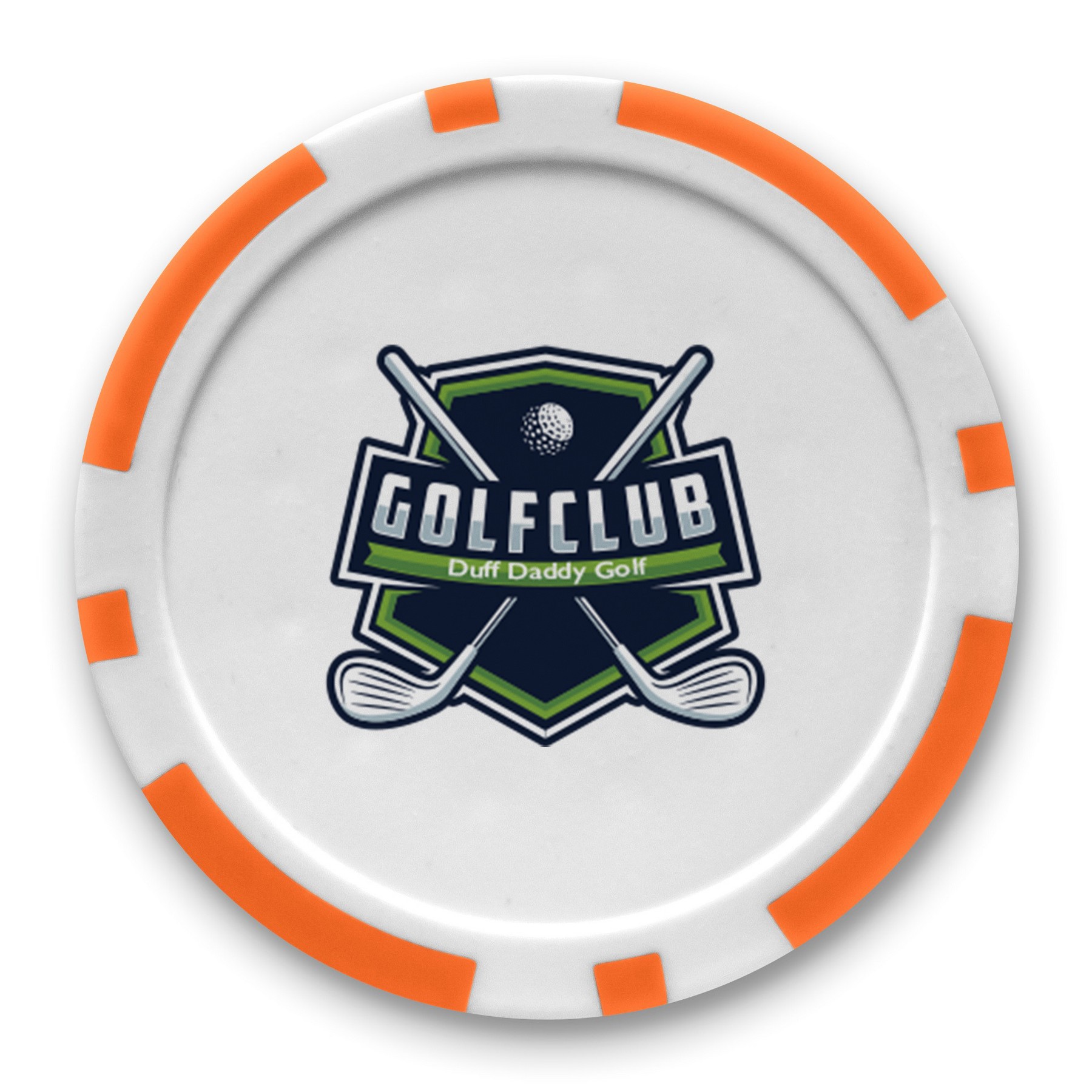 Picture of Colored 2-Ball, 1-Poker Chip Par Pack