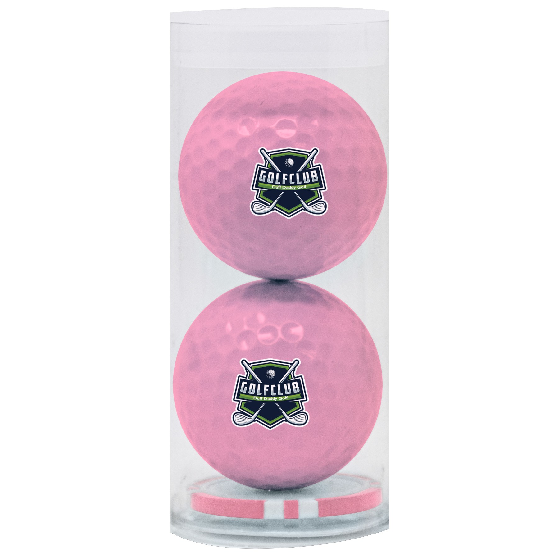 Picture of Colored 2-Ball, 1-Poker Chip Par Pack