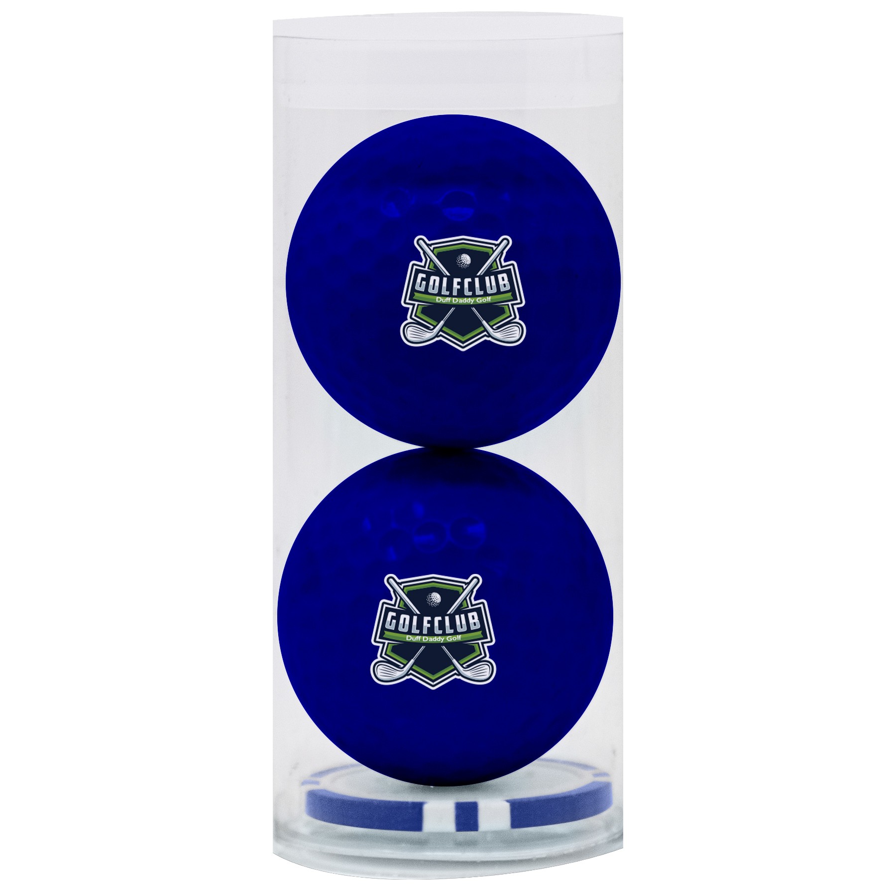Picture of Colored 2-Ball, 1-Poker Chip Par Pack