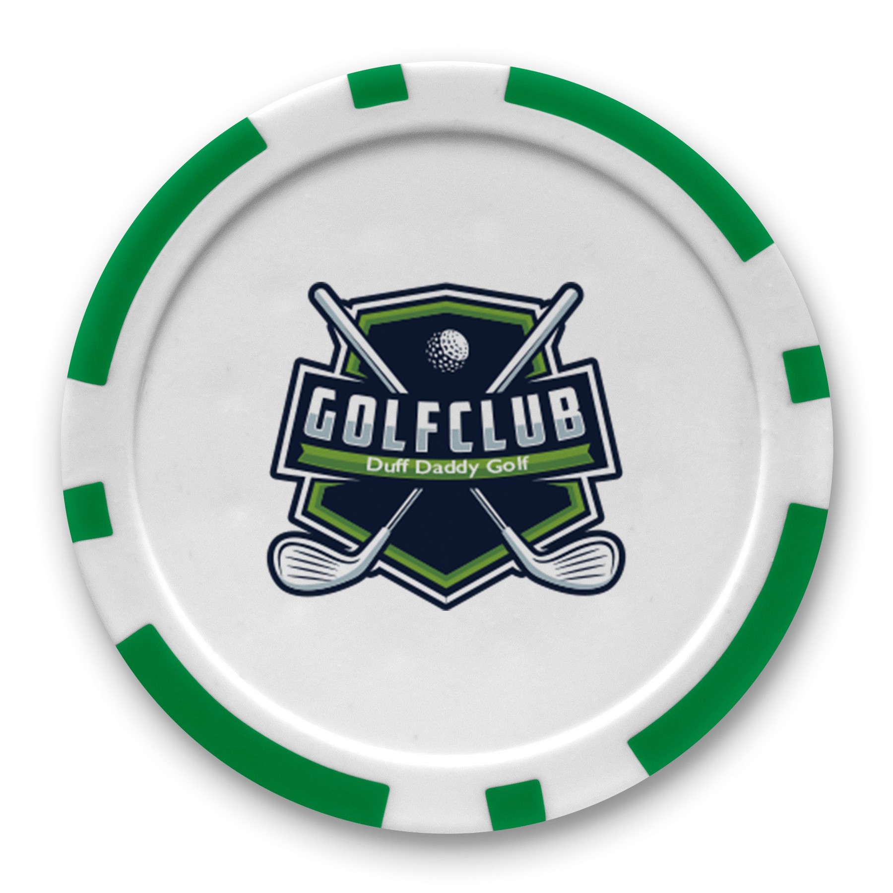 Picture of Colored 2-Ball, 1-Poker Chip Par Pack