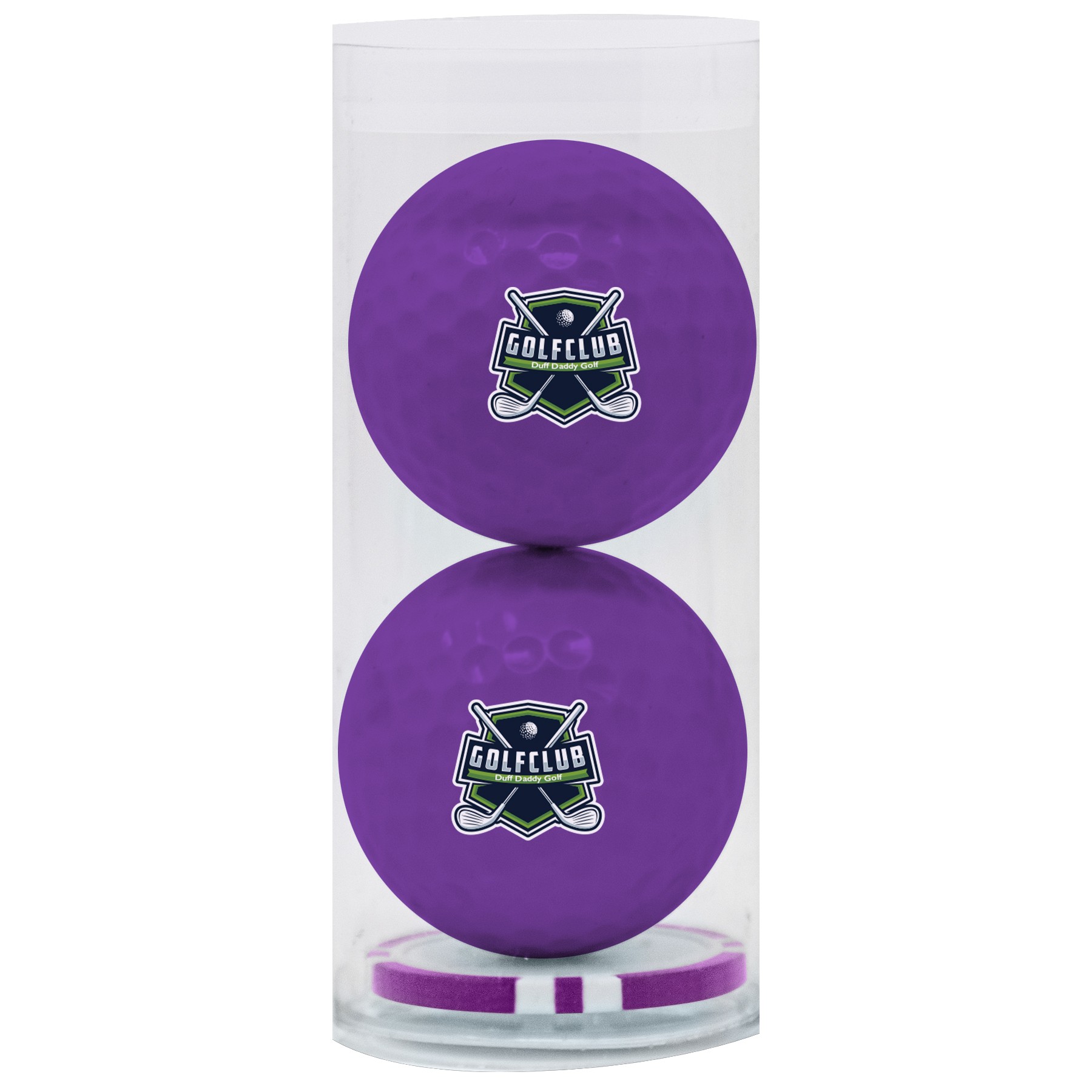 Picture of Colored 2-Ball, 1-Poker Chip Par Pack