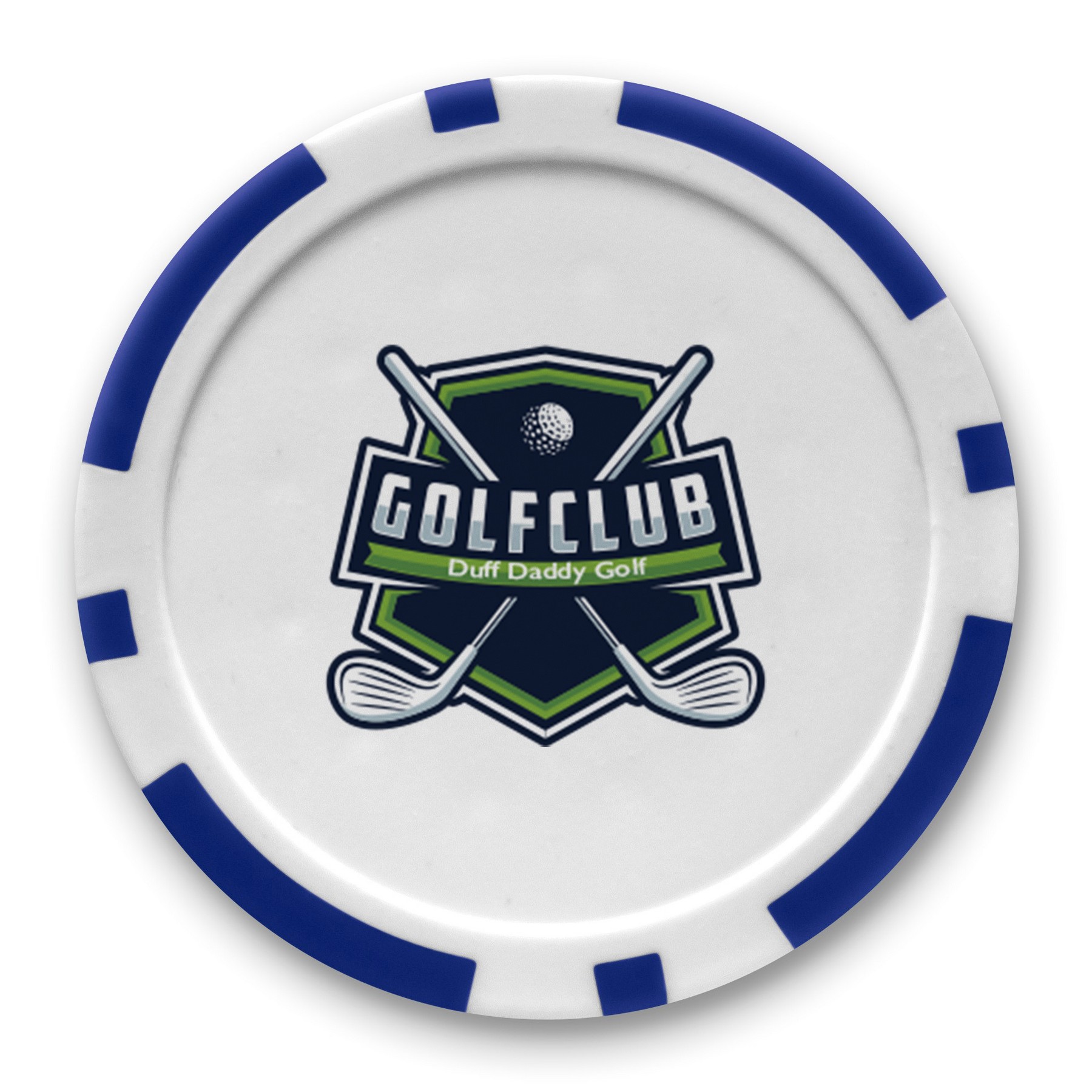 Picture of Colored 2-Ball, 1-Poker Chip Par Pack
