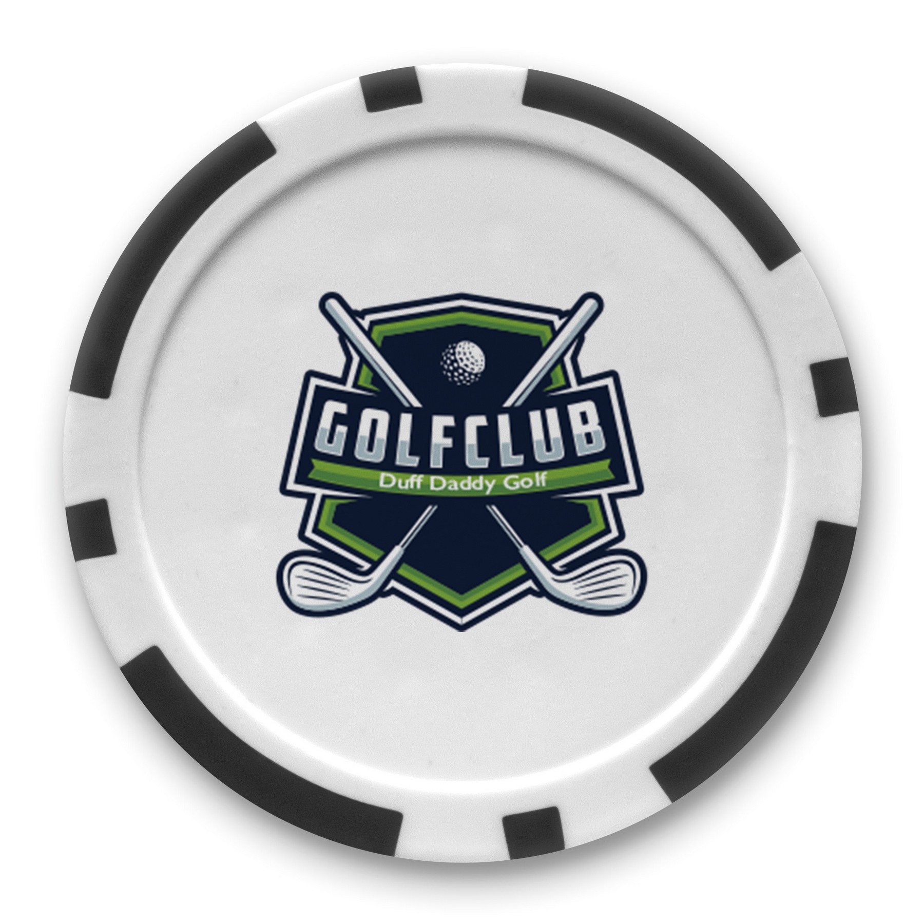 Picture of Colored 2-Ball, 1-Poker Chip Par Pack