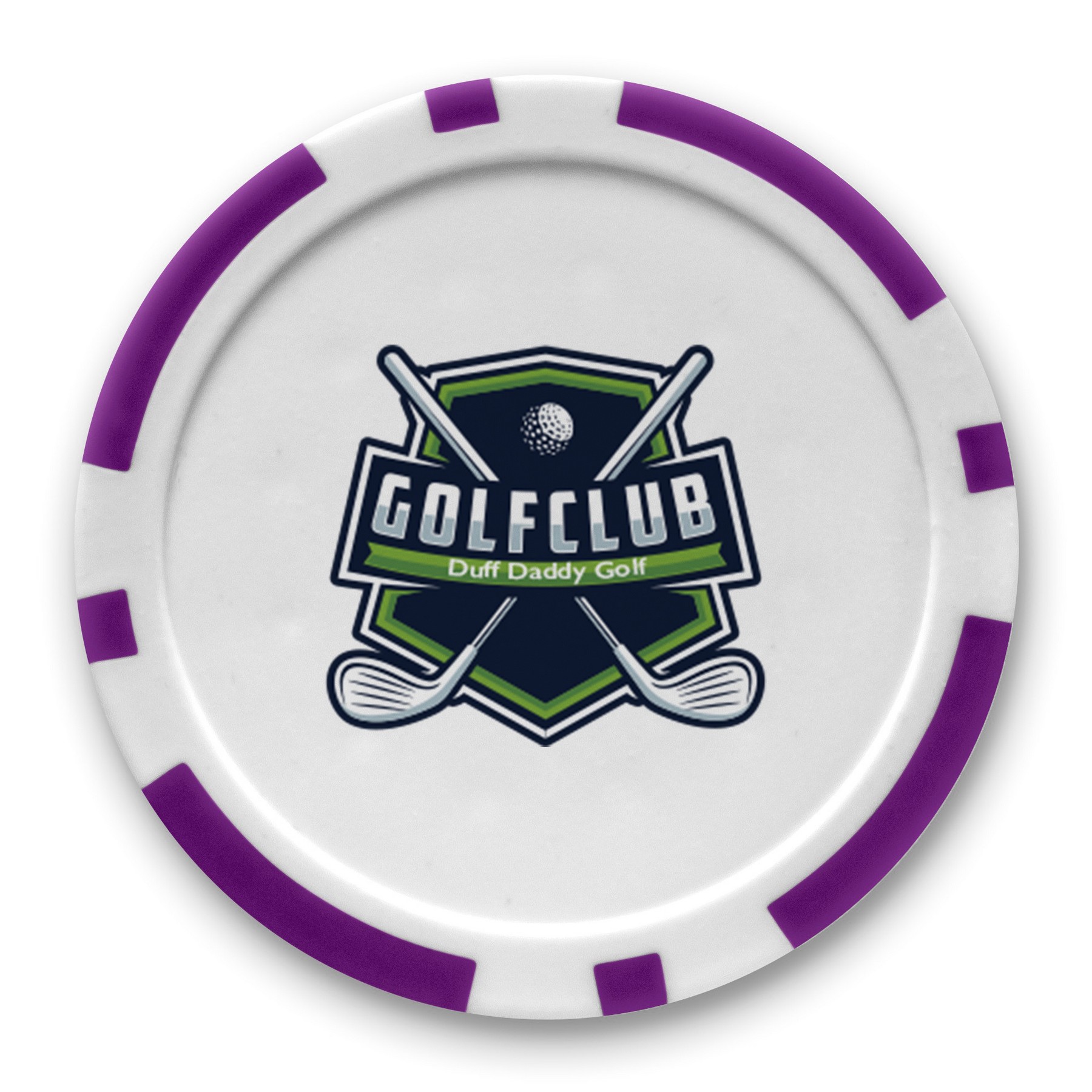 Picture of Colored 2-Ball, 1-Poker Chip Par Pack