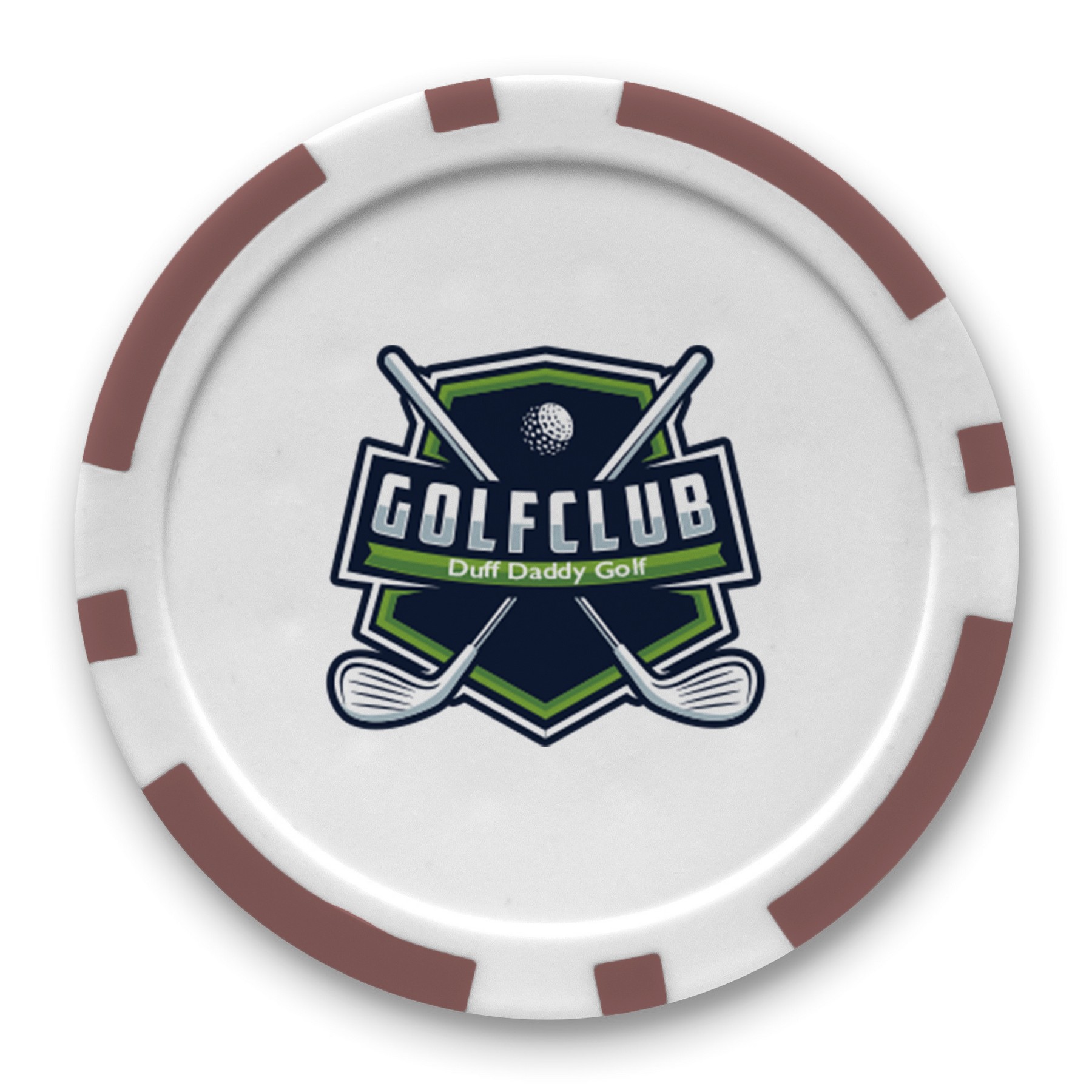 Picture of Colored 2-Ball, 1-Poker Chip Par Pack