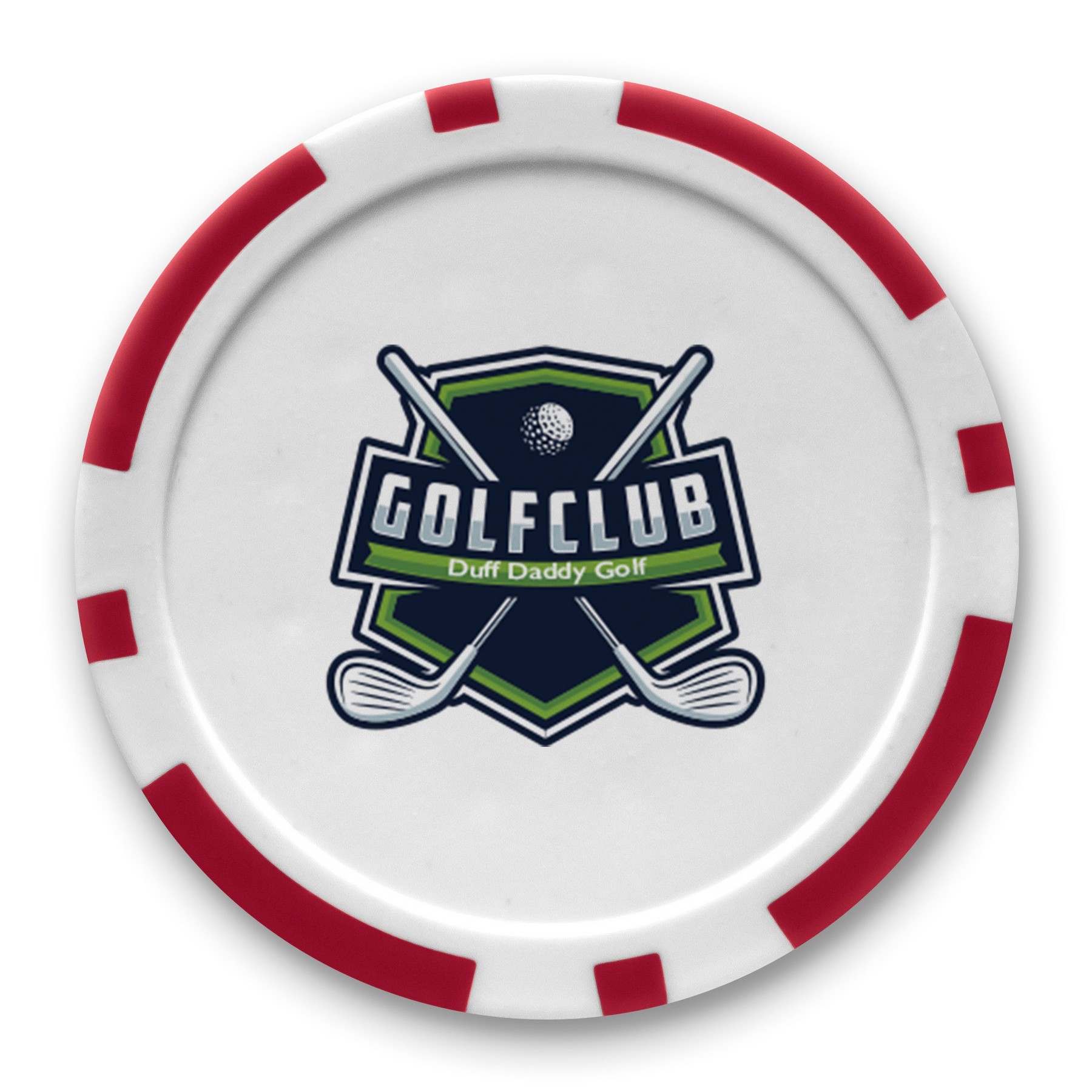 Picture of Colored 2-Ball, 1-Poker Chip Par Pack