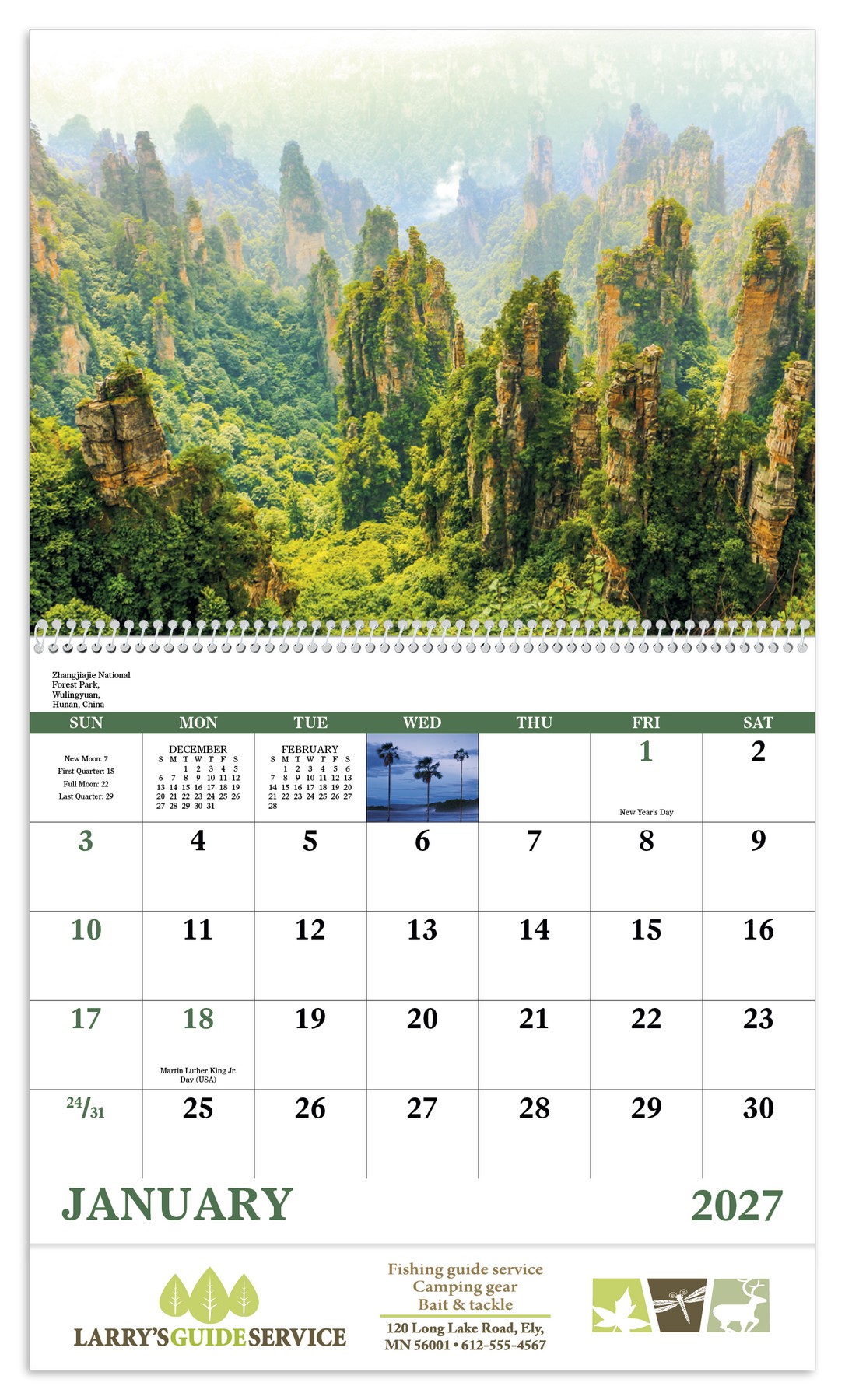 Picture of Good Value™ Glorious Getaways - Spiral Calendar