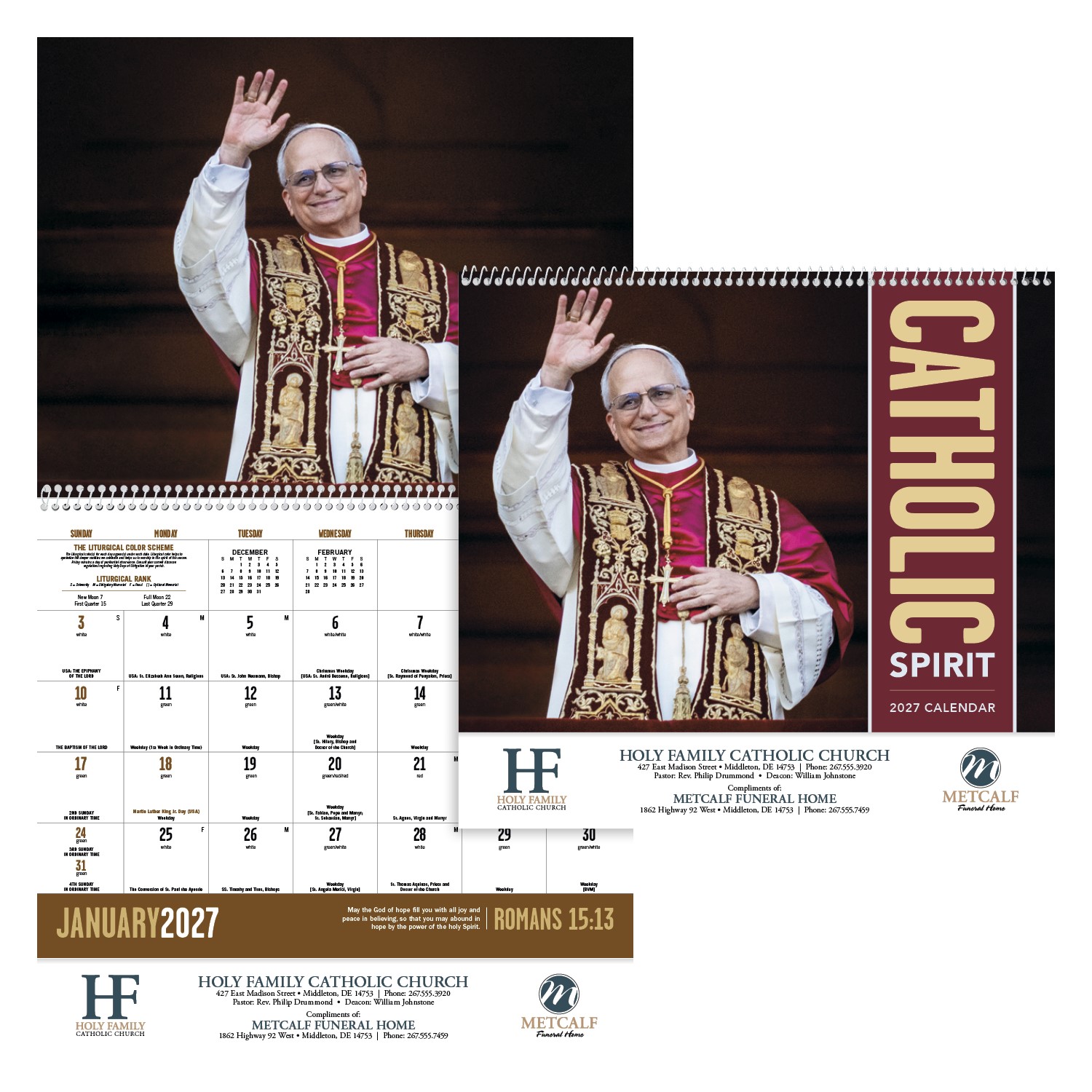 Picture of Good Value™ Catholic Spirit - Spiral Calendar