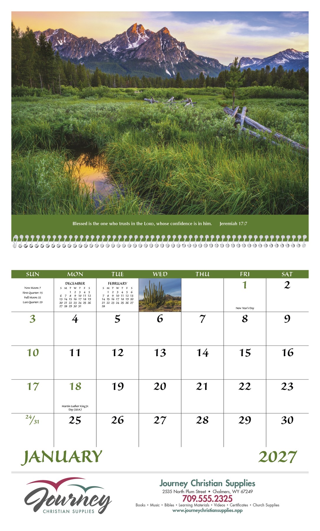 Picture of Good Value™ Everlasting Word without Funeral Planner - Spiral
