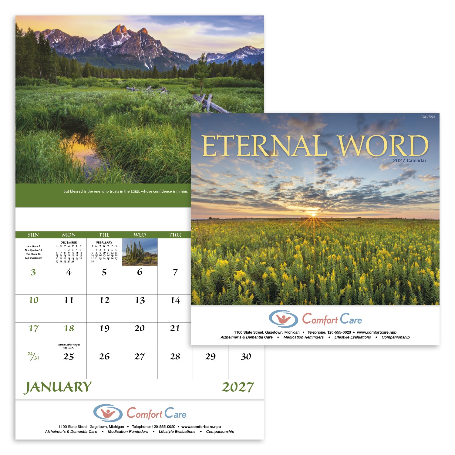 Picture of Good Value™ Eternal Word - Stapled Calendar