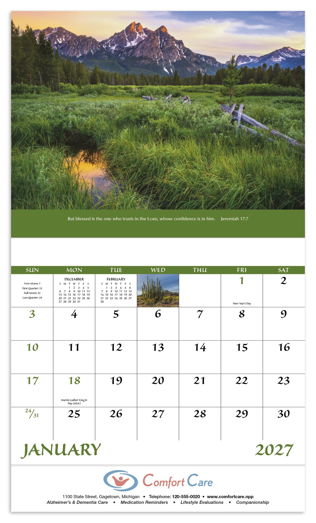 Picture of Good Value™ Eternal Word - Stapled Calendar