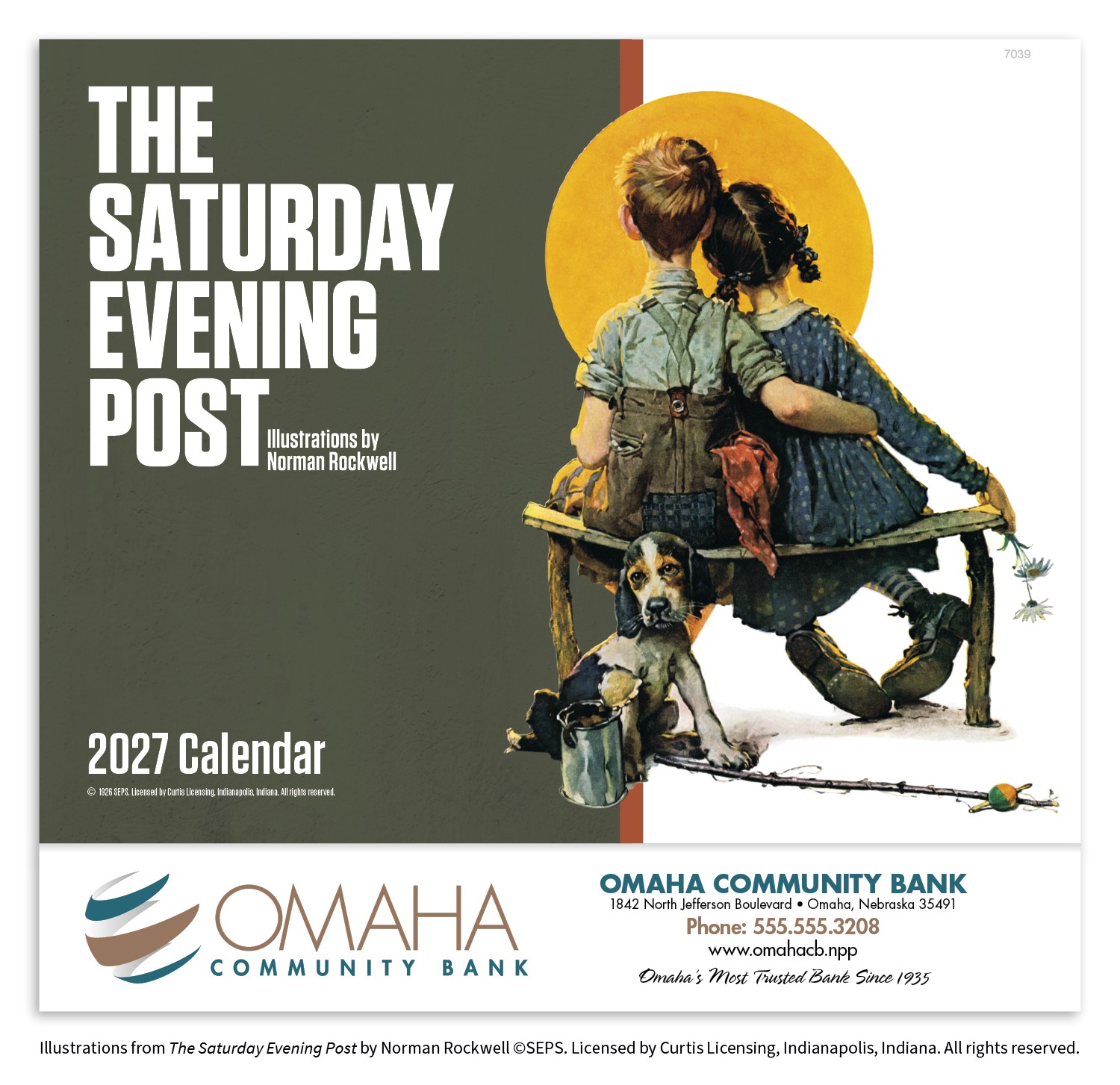 Picture of Good Value™ The Saturday Evening Post Illustrations by Norman Rockwell ? Stapled Calendar