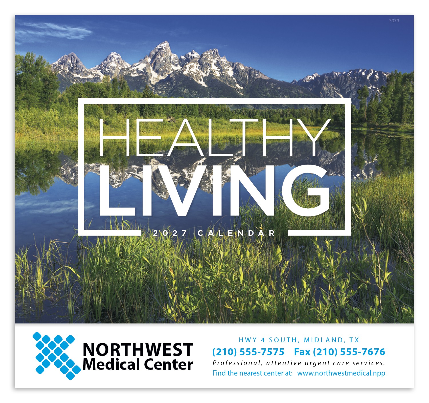 Picture of Good Value™ Healthy Living - Stapled Calendar