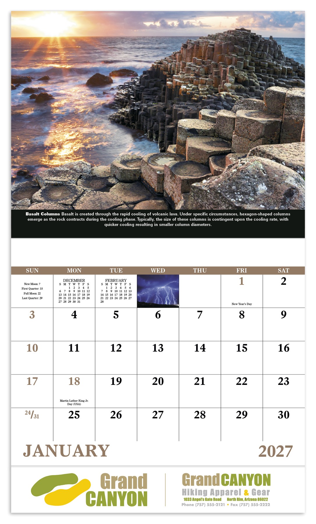 Picture of Good Value™ The Power of Nature - Stapled Calendar