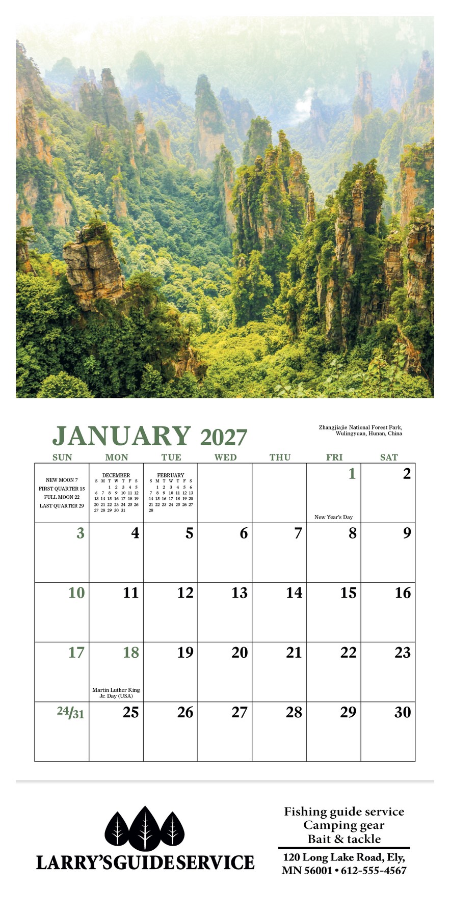 Picture of Good Value™ Glorious Getaways - Mini Calendar