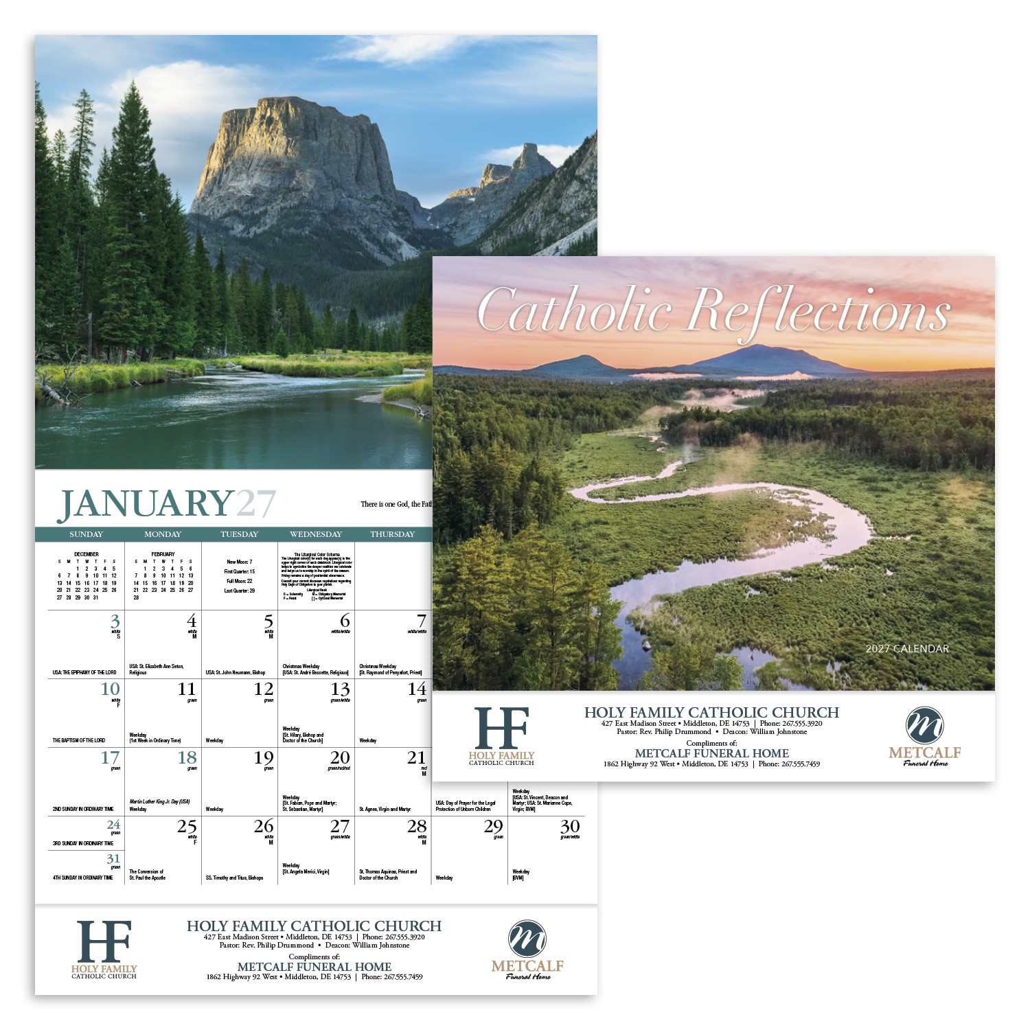 Picture of HotLine® Products Catholic Reflections Appointment Calendar - Stapled