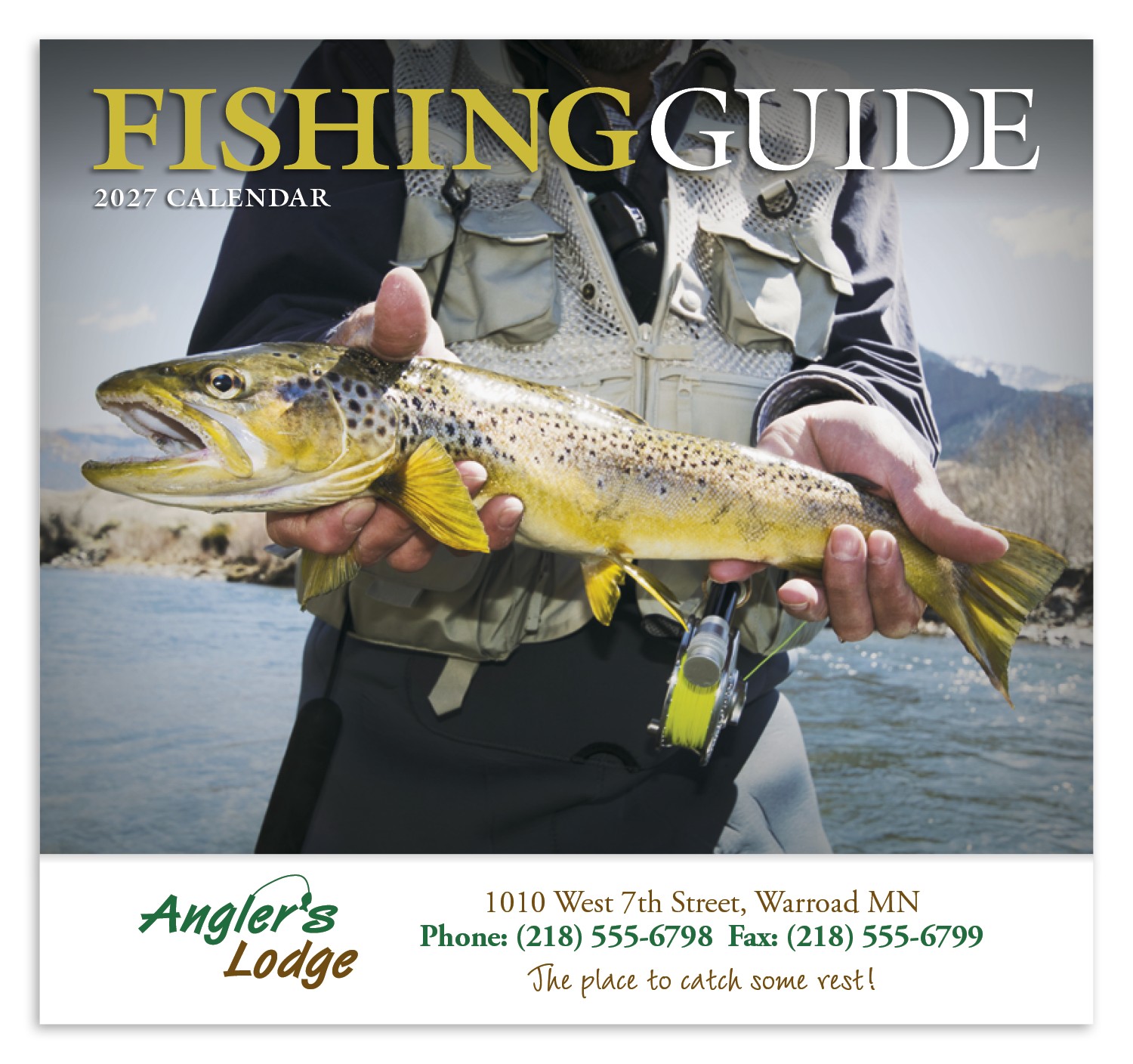Picture of HotLine® Products Fishing Guide Appointment Calendar - Stapled
