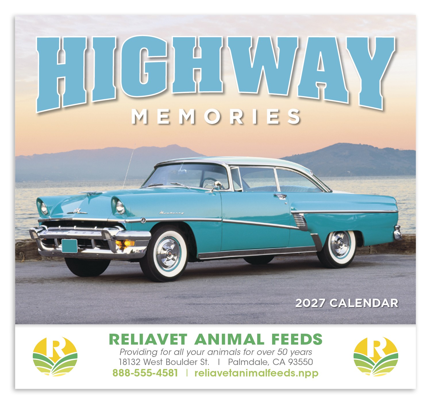 Picture of HotLine® Products Highway Memories Appointment Calendar - Stapled