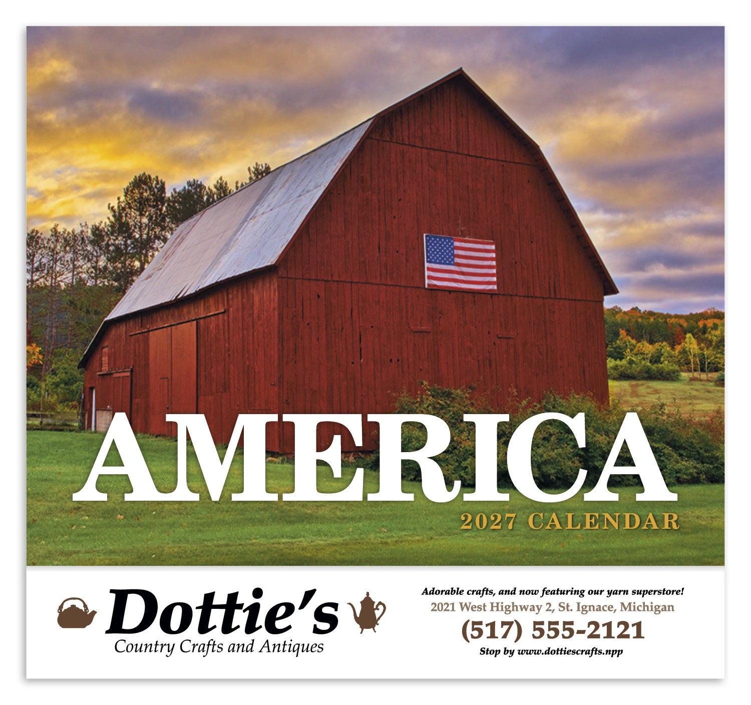 Picture of HotLine® Products America Appointment Calendar - Stapled