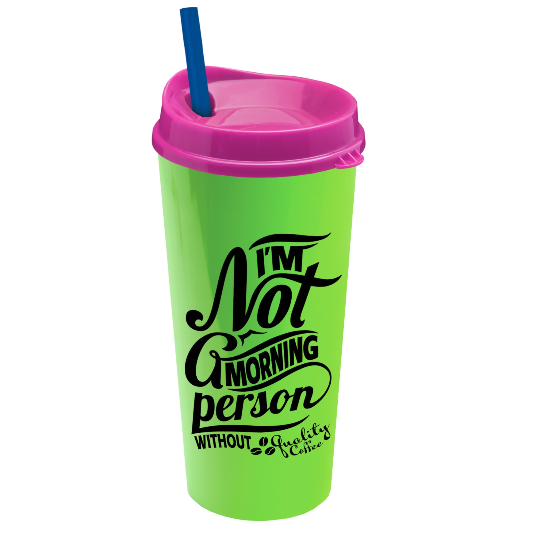 Picture of Garyline® Roadmaster Travel Tumbler with Sip Lid and Straw - 20 oz.