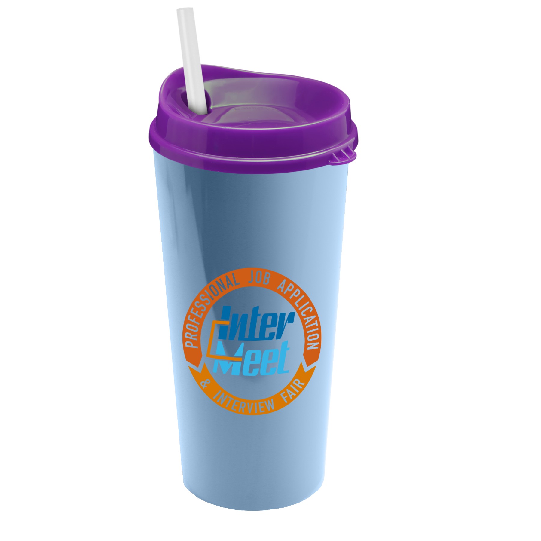 Picture of Garyline® Roadmaster Travel Tumbler with Sip Lid and Straw - 20 oz.