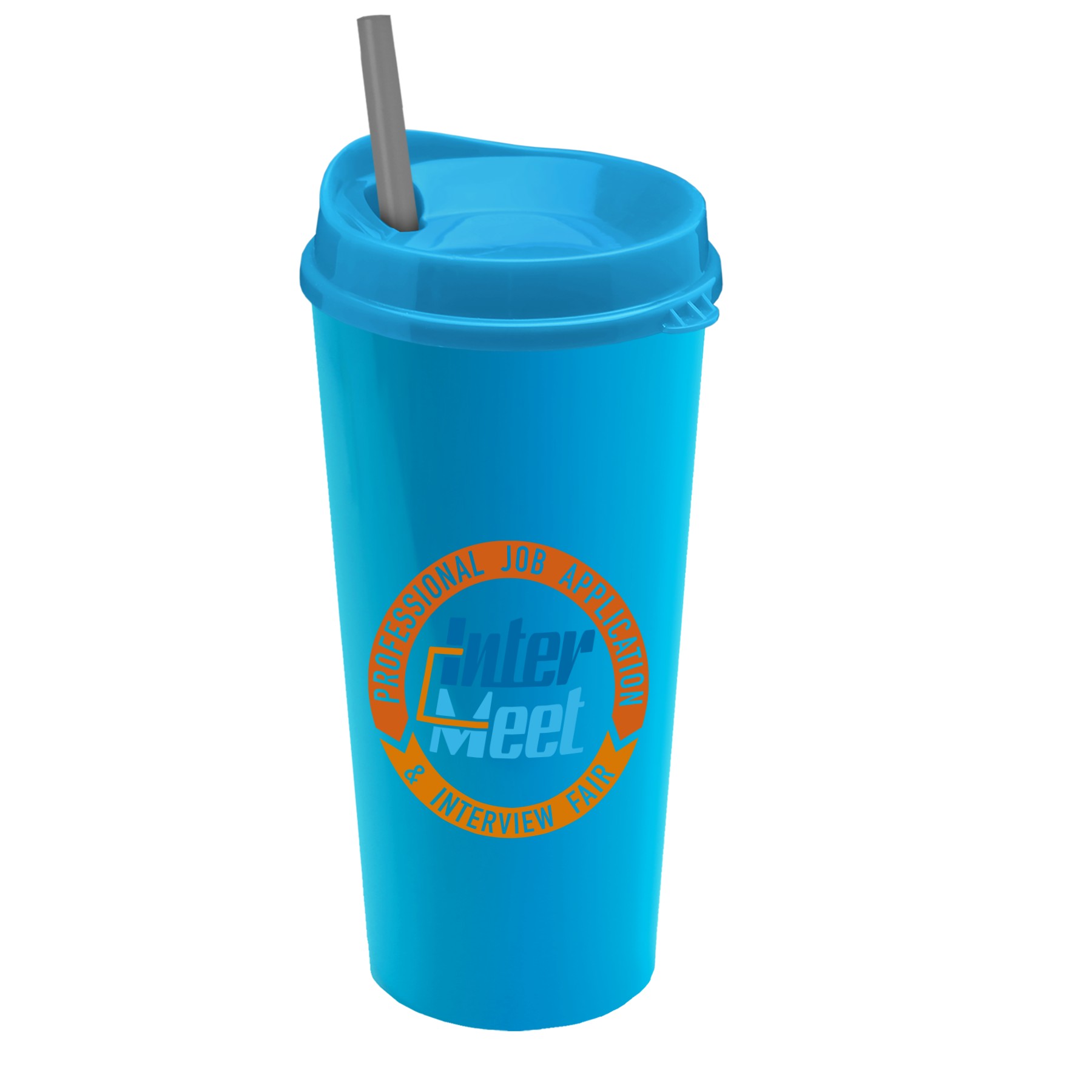 Picture of Garyline® Roadmaster Travel Tumbler with Sip Lid and Straw - 20 oz.