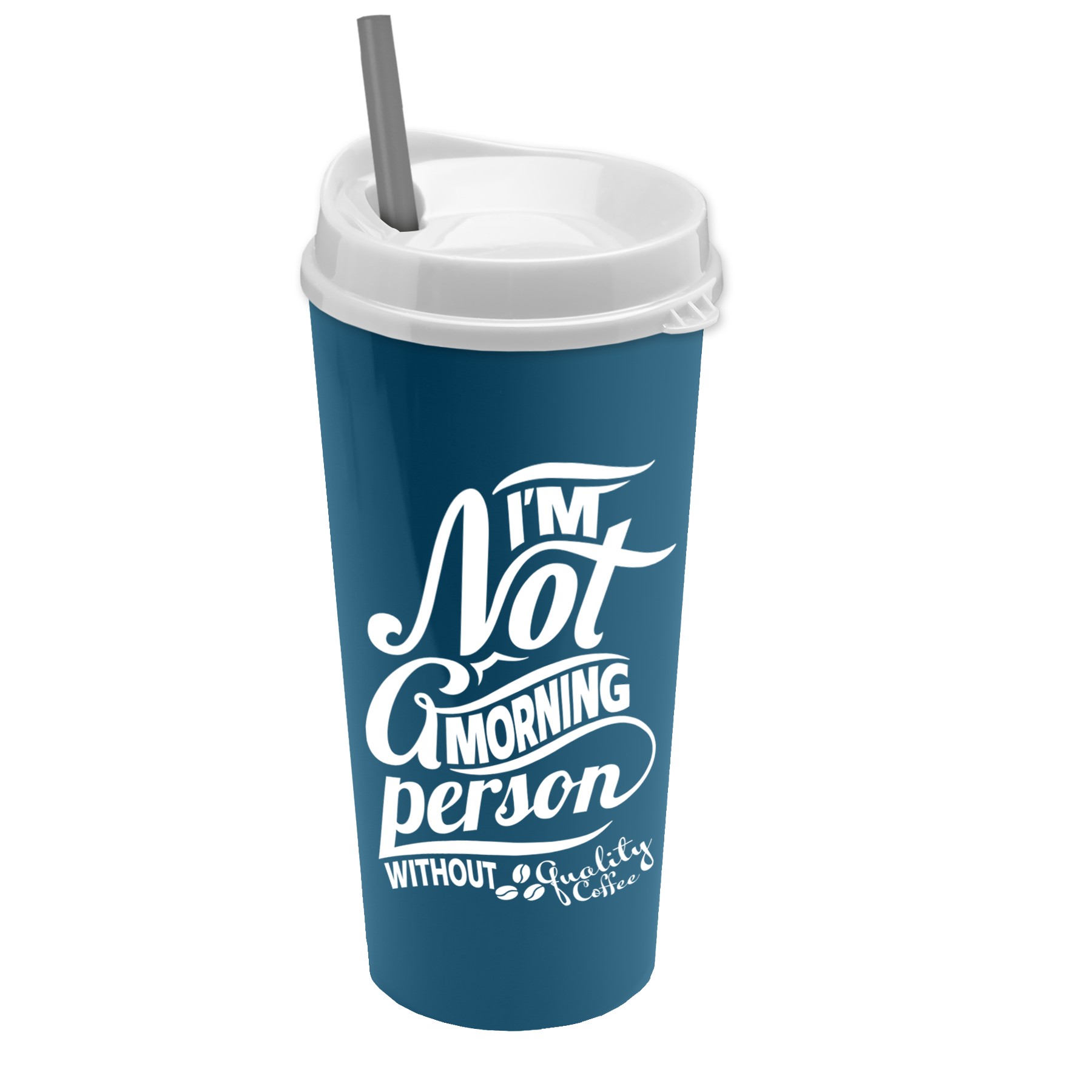 Picture of Garyline® Roadmaster Travel Tumbler with Sip Lid and Straw - 20 oz.