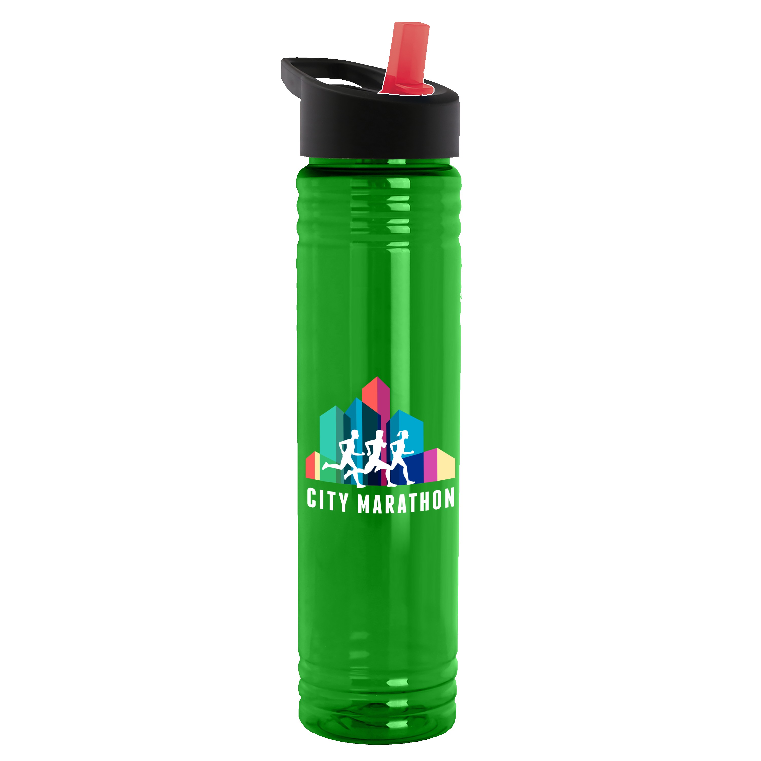 Picture of Garyline® Adventure Tritan® Renew Bottle with Flip-Straw Lid - 32 oz.