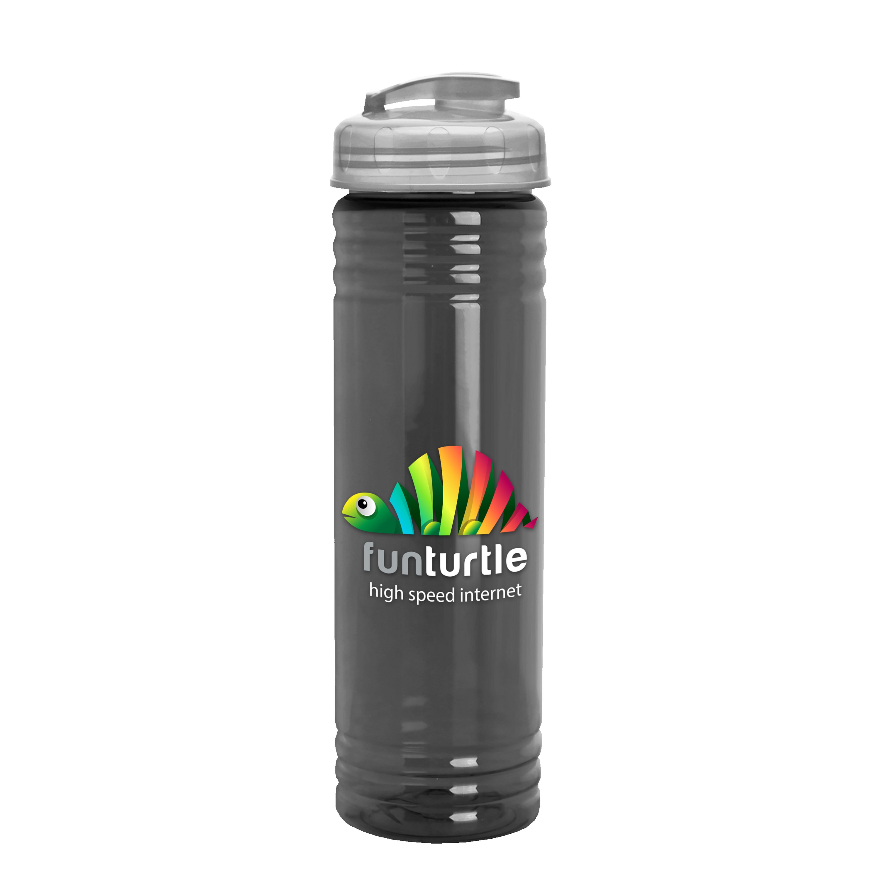 Picture of Garyline® Slim Fit RPET Bottle with Flip-Top Lid - 24 oz.