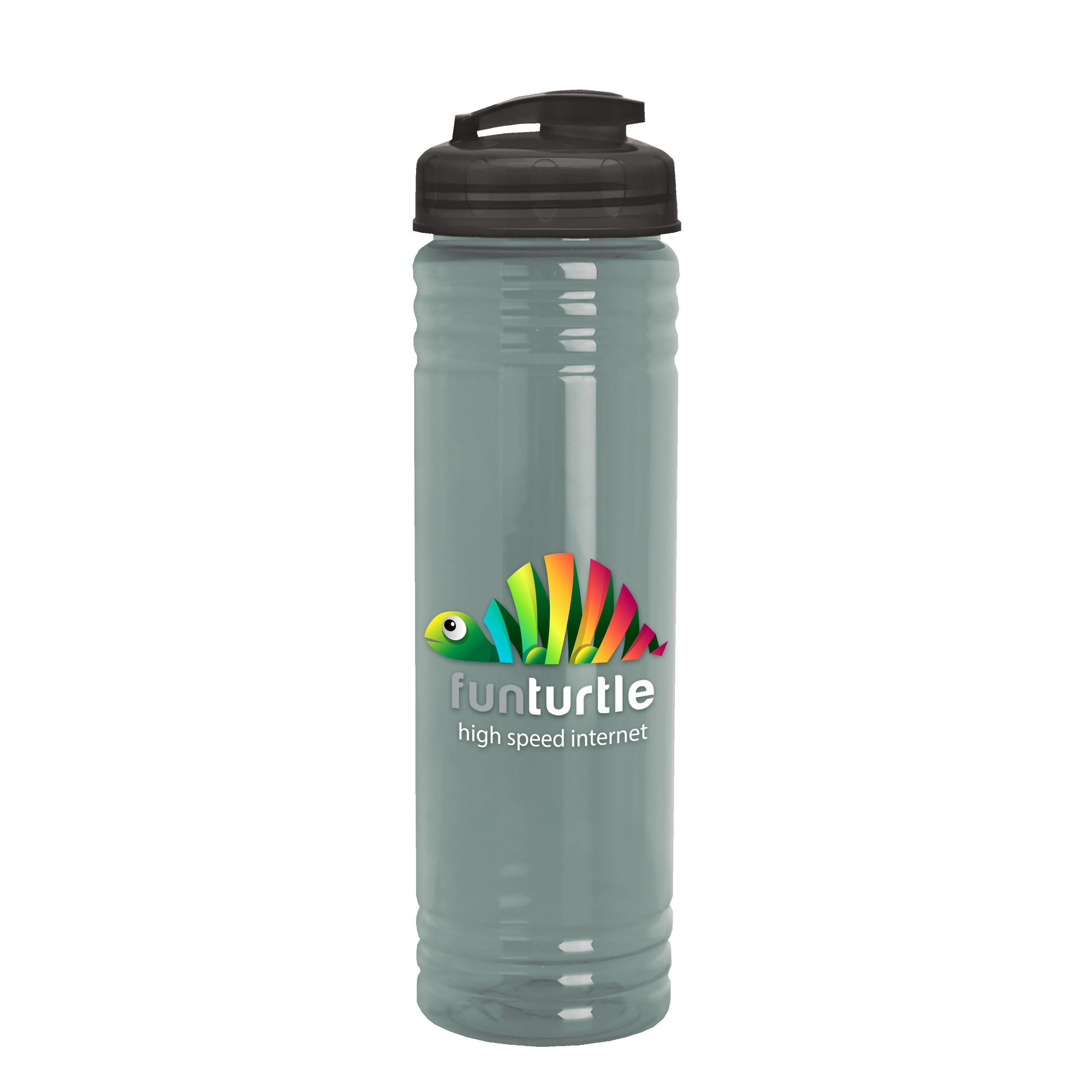 Picture of Garyline® Slim Fit RPET Bottle with Flip-Top Lid - 24 oz.