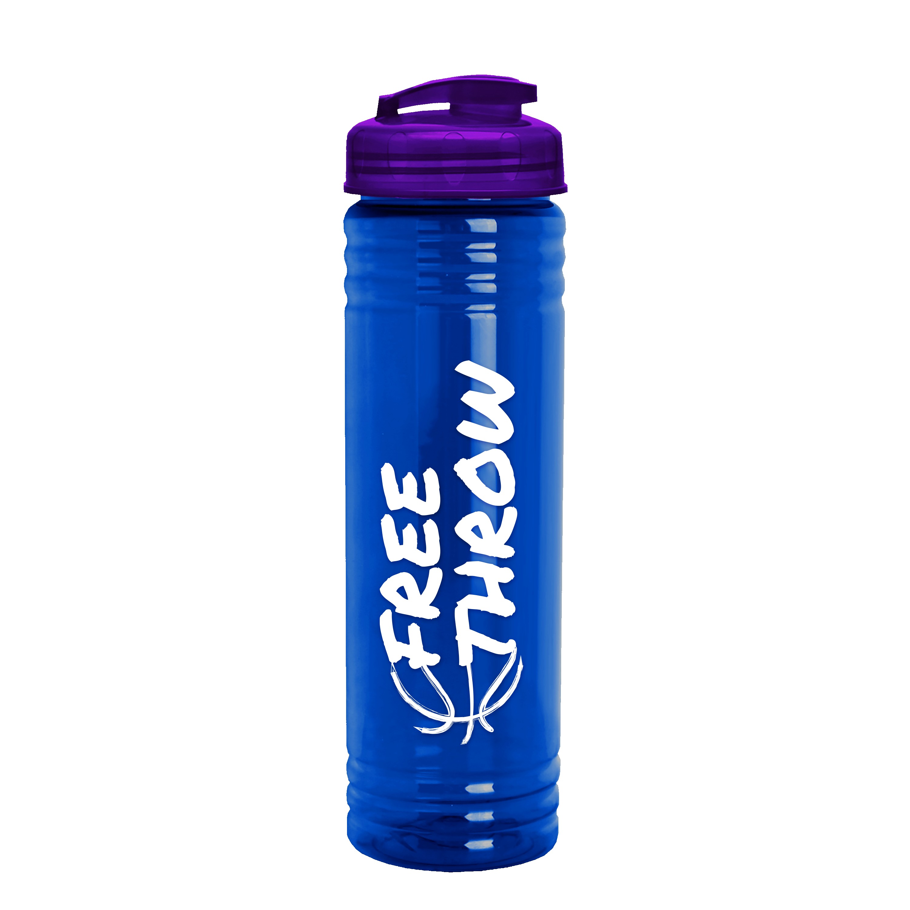 Picture of Garyline® Slim Fit RPET Bottle with Flip-Top Lid - 24 oz.