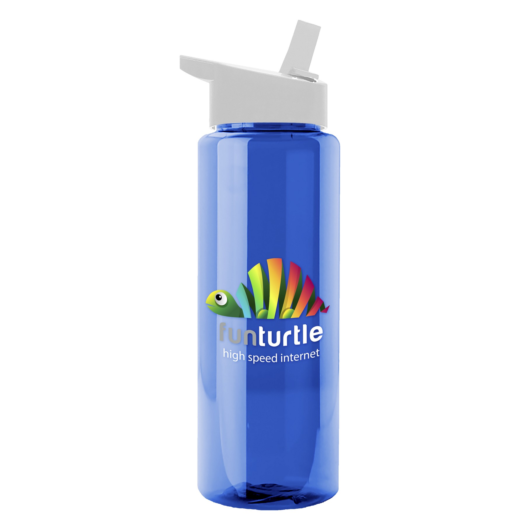 Picture of Garyline® Slim Fit RPET Bottle with Flip-Straw Lid - 32 oz.