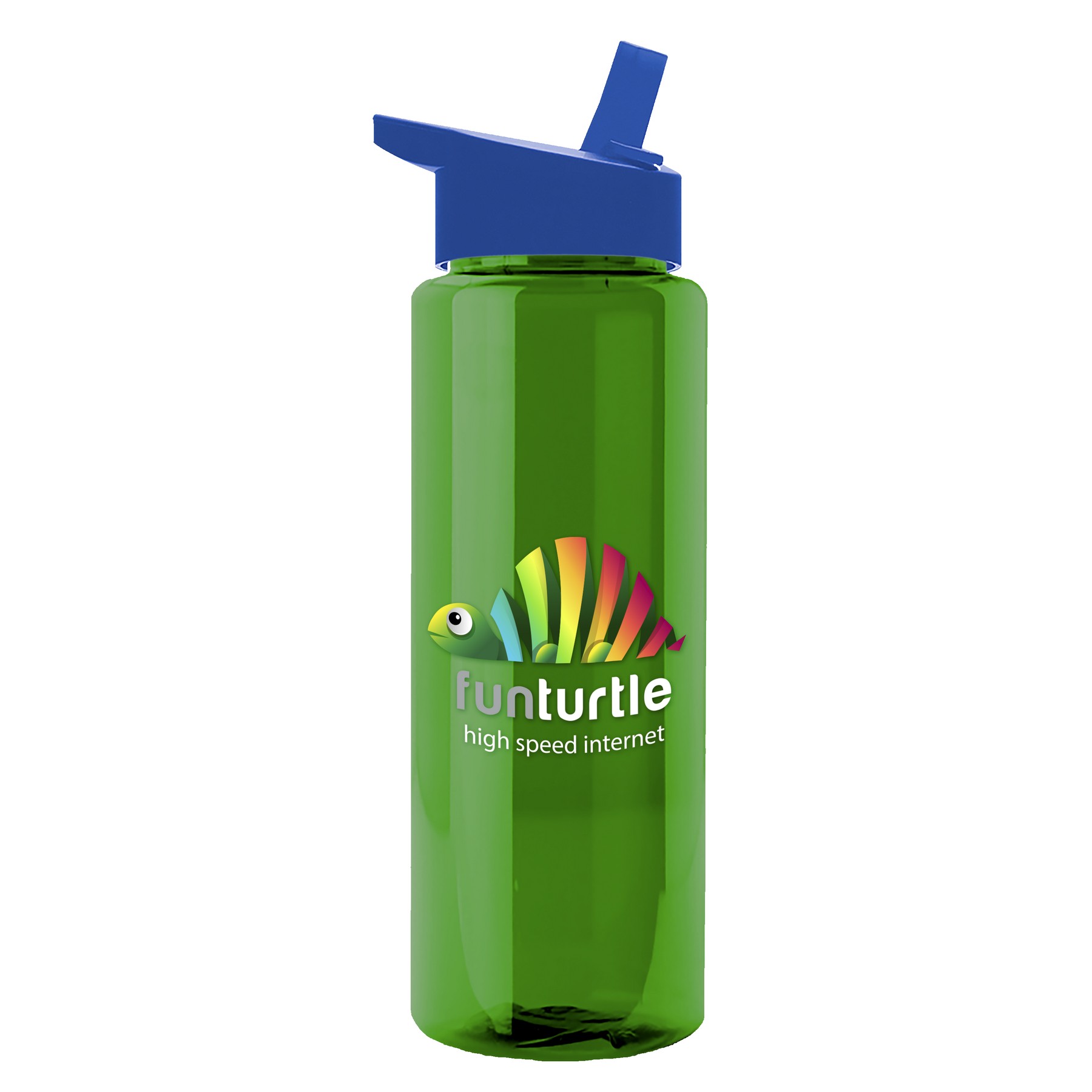 Picture of Garyline® Slim Fit RPET Bottle with Flip-Straw Lid - 32 oz.