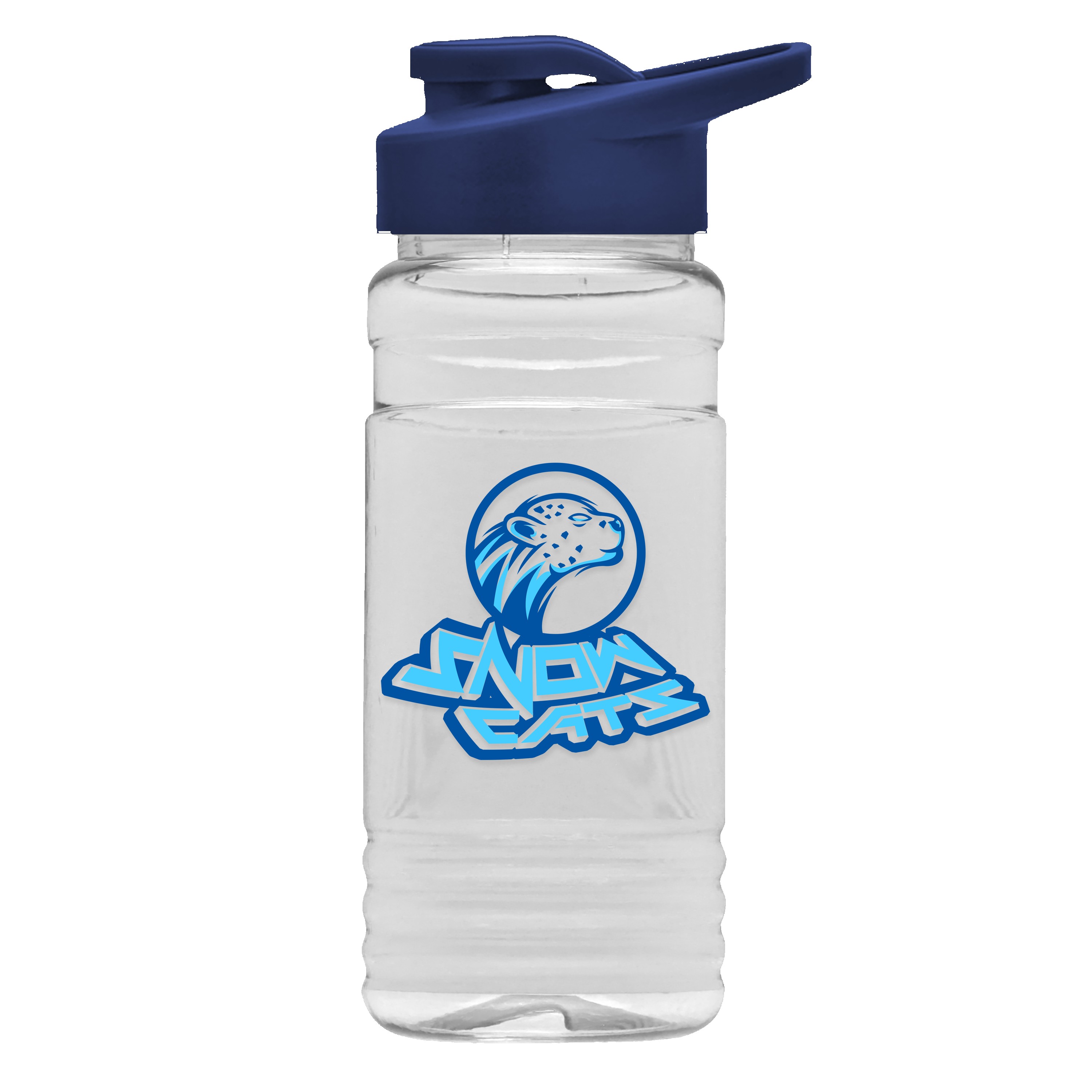 Picture of Garyline® Clear Bottle with Drink-Thru Lid - 20 oz.
