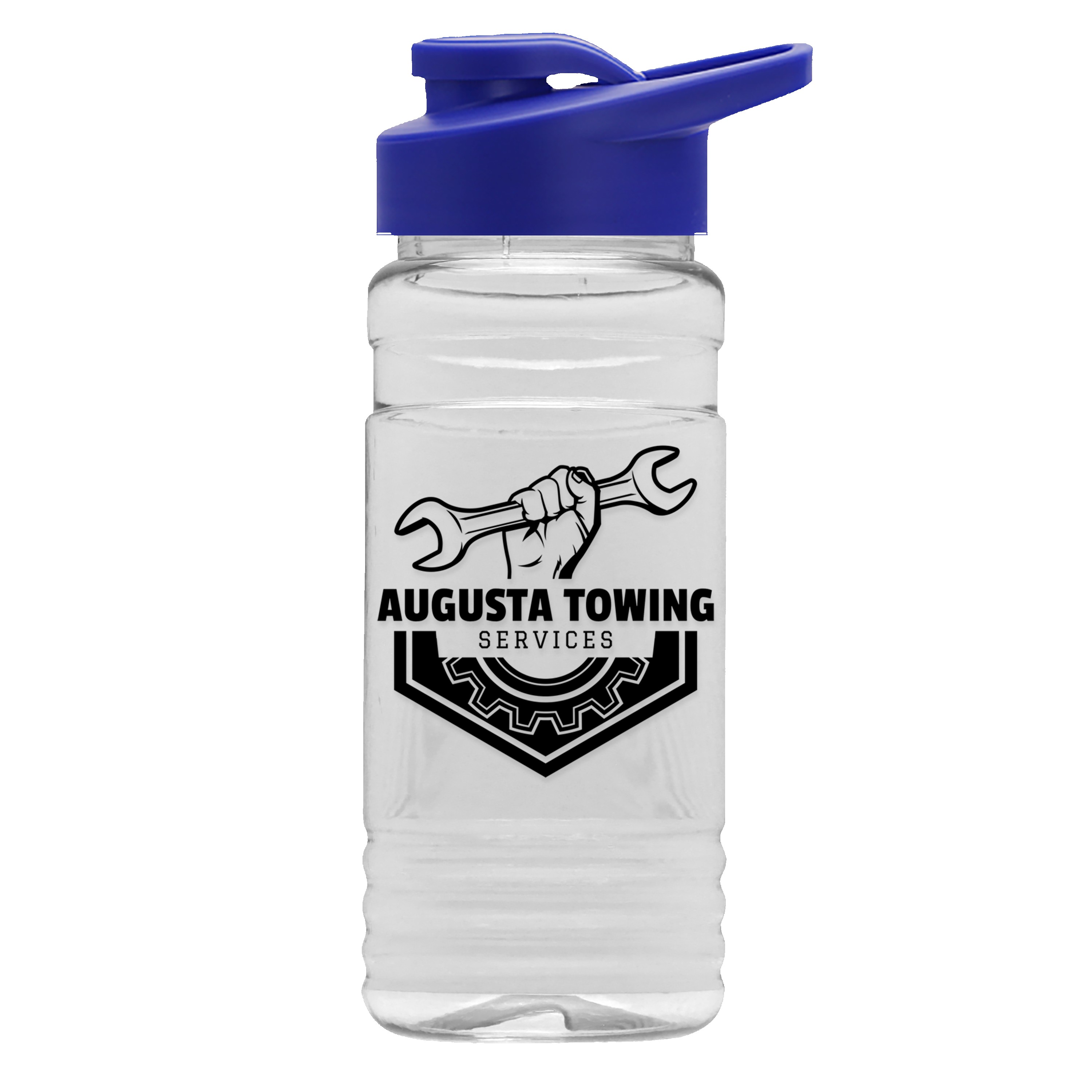 Picture of Garyline® Clear Bottle with Drink-Thru Lid - 20 oz.