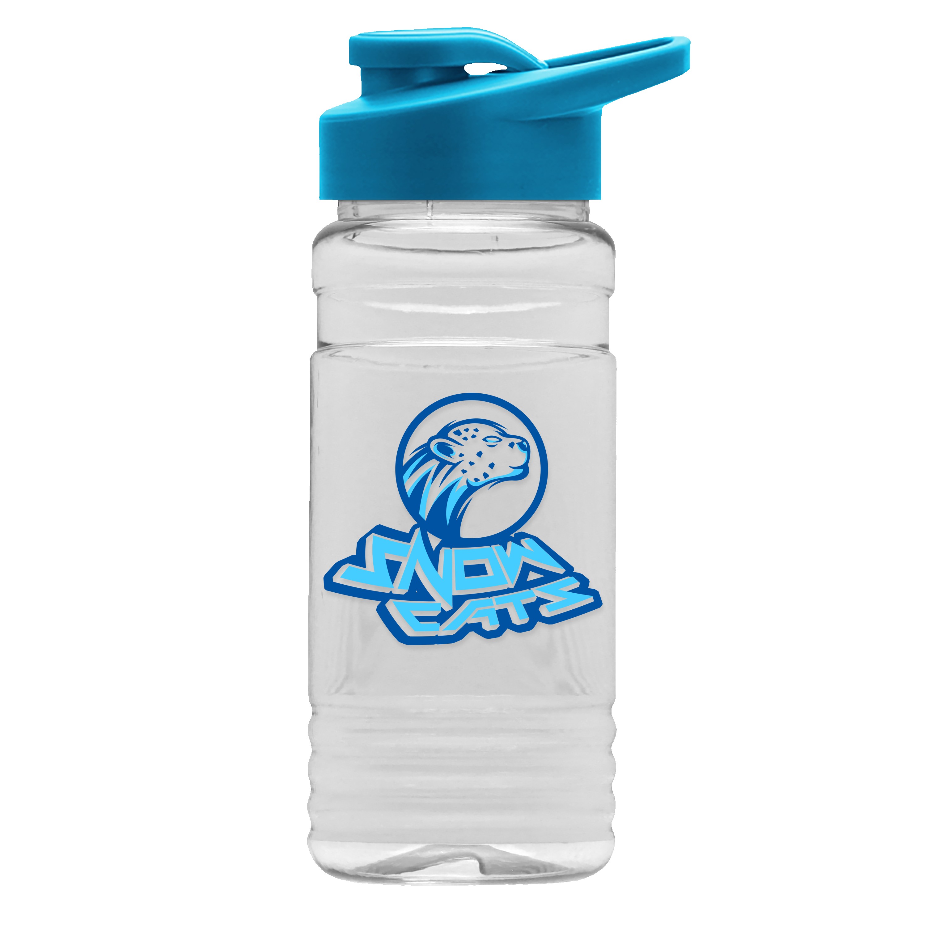 Picture of Garyline® Clear Bottle with Drink-Thru Lid - 20 oz.
