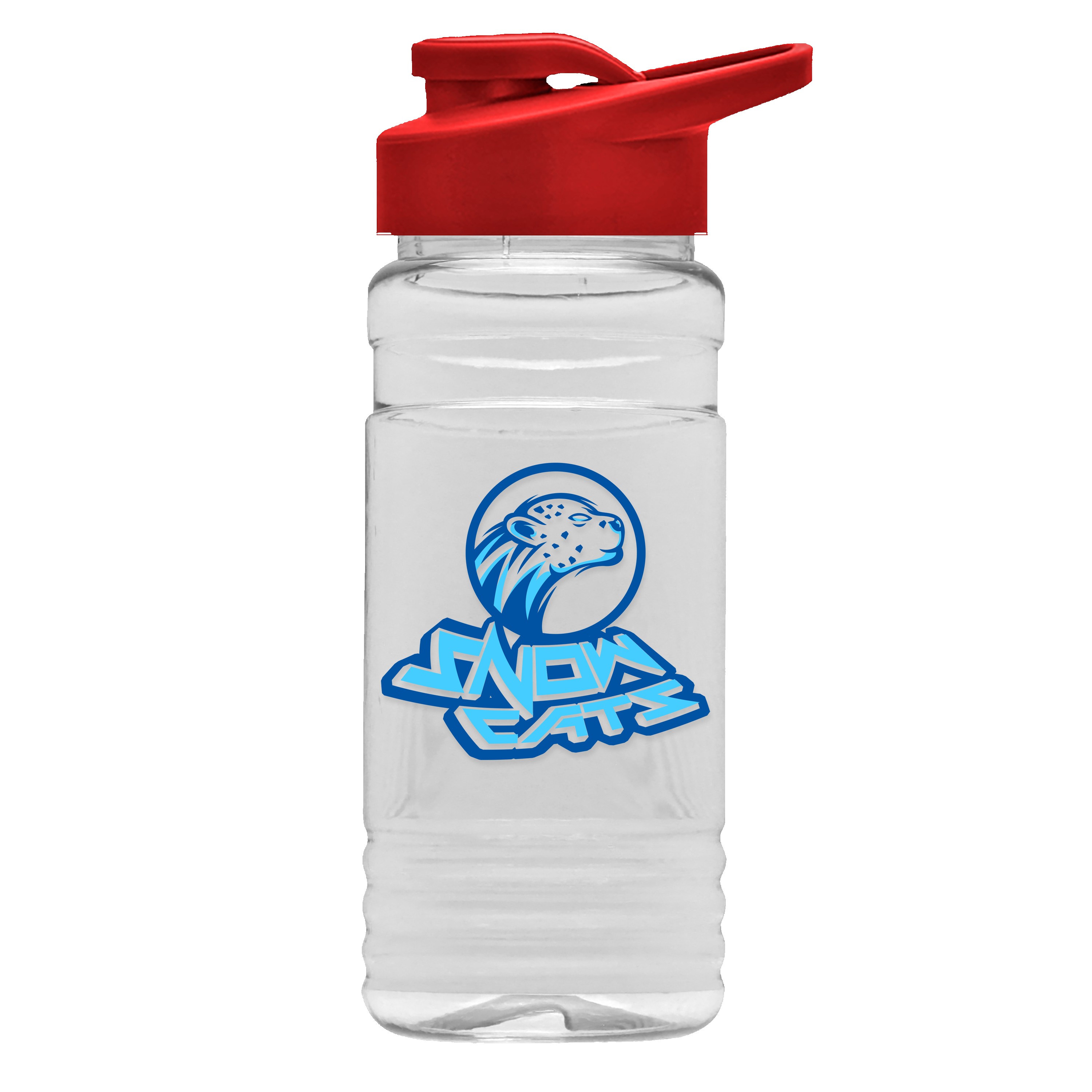 Picture of Garyline® Clear Bottle with Drink-Thru Lid - 20 oz.