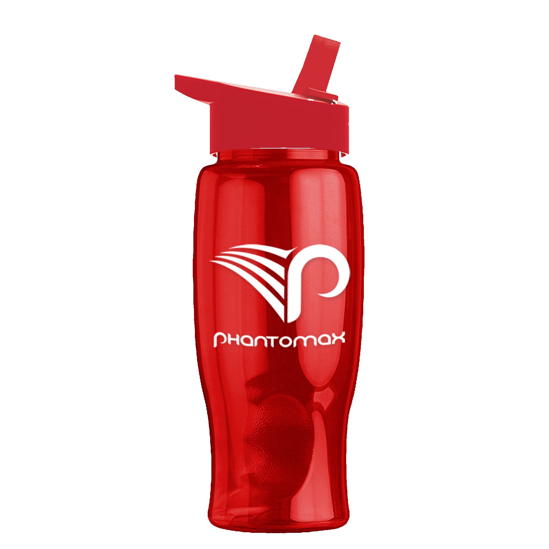 Picture of Garyline® Poly+ Bottle with Flip-Straw Lid - 27 oz.