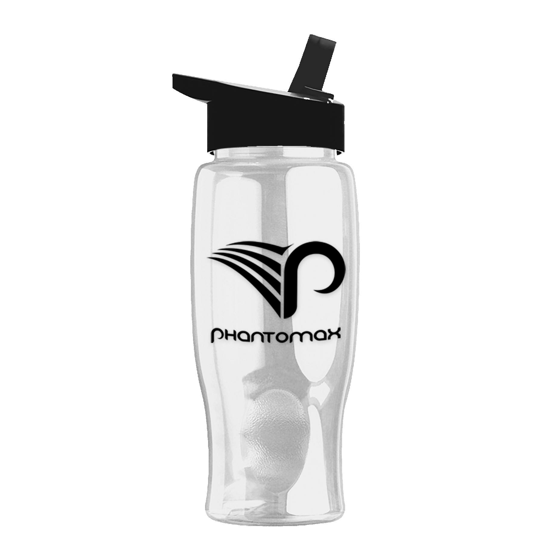 Picture of Garyline® Poly+ Bottle with Flip-Straw Lid - 27 oz.
