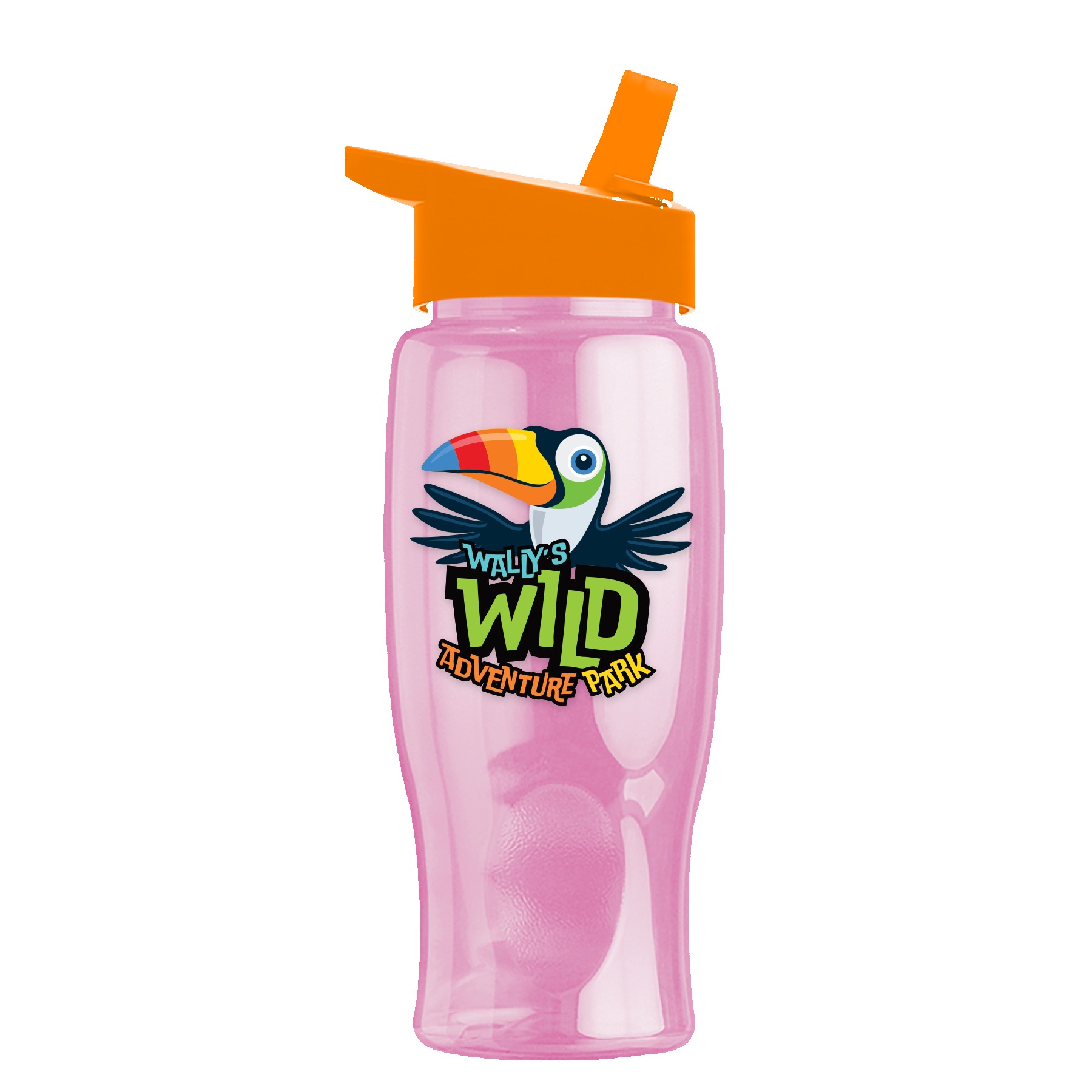 Picture of Garyline® Poly+ Bottle with Flip-Straw Lid - 27 oz.