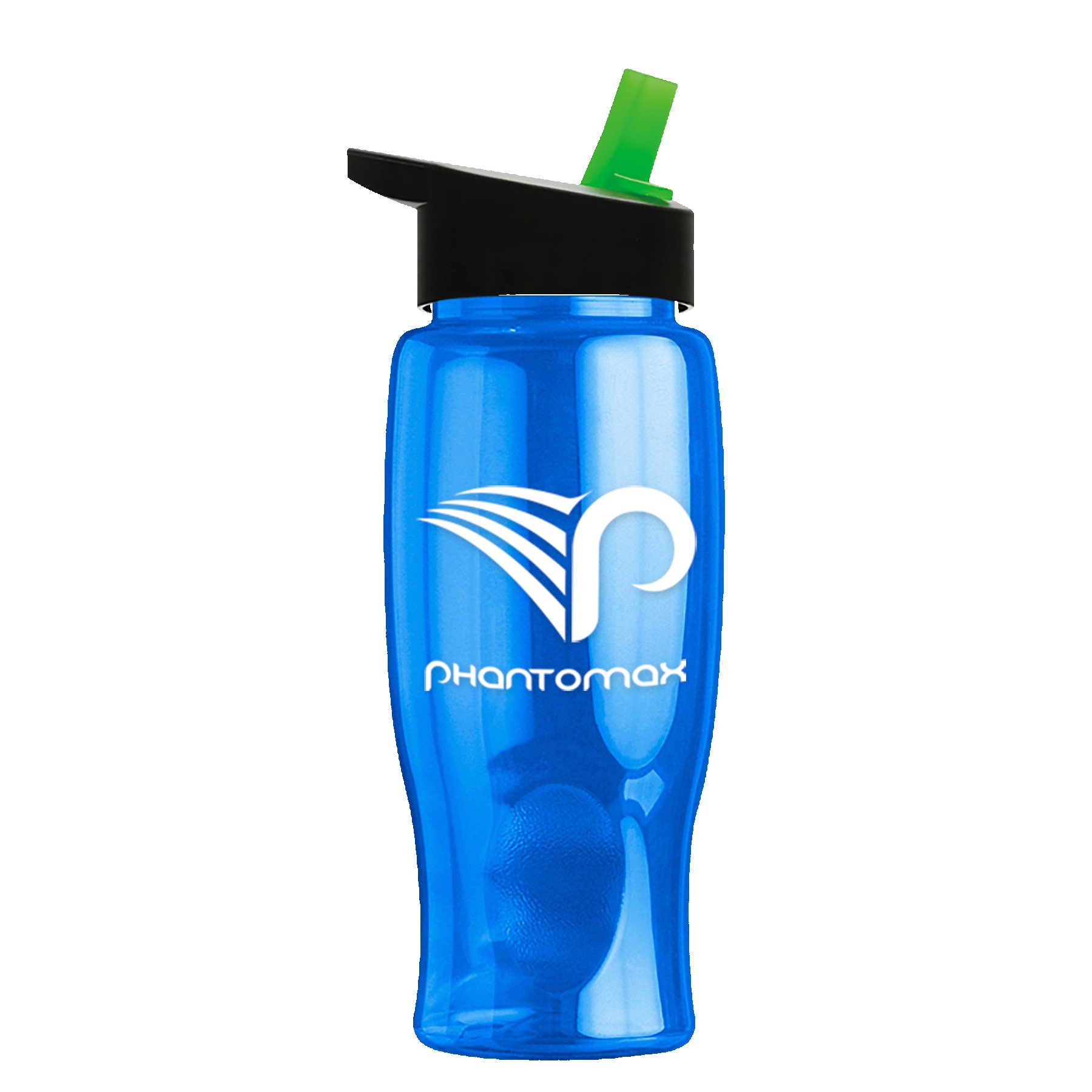 Picture of Garyline® Poly+ Bottle with Flip-Straw Lid - 27 oz.