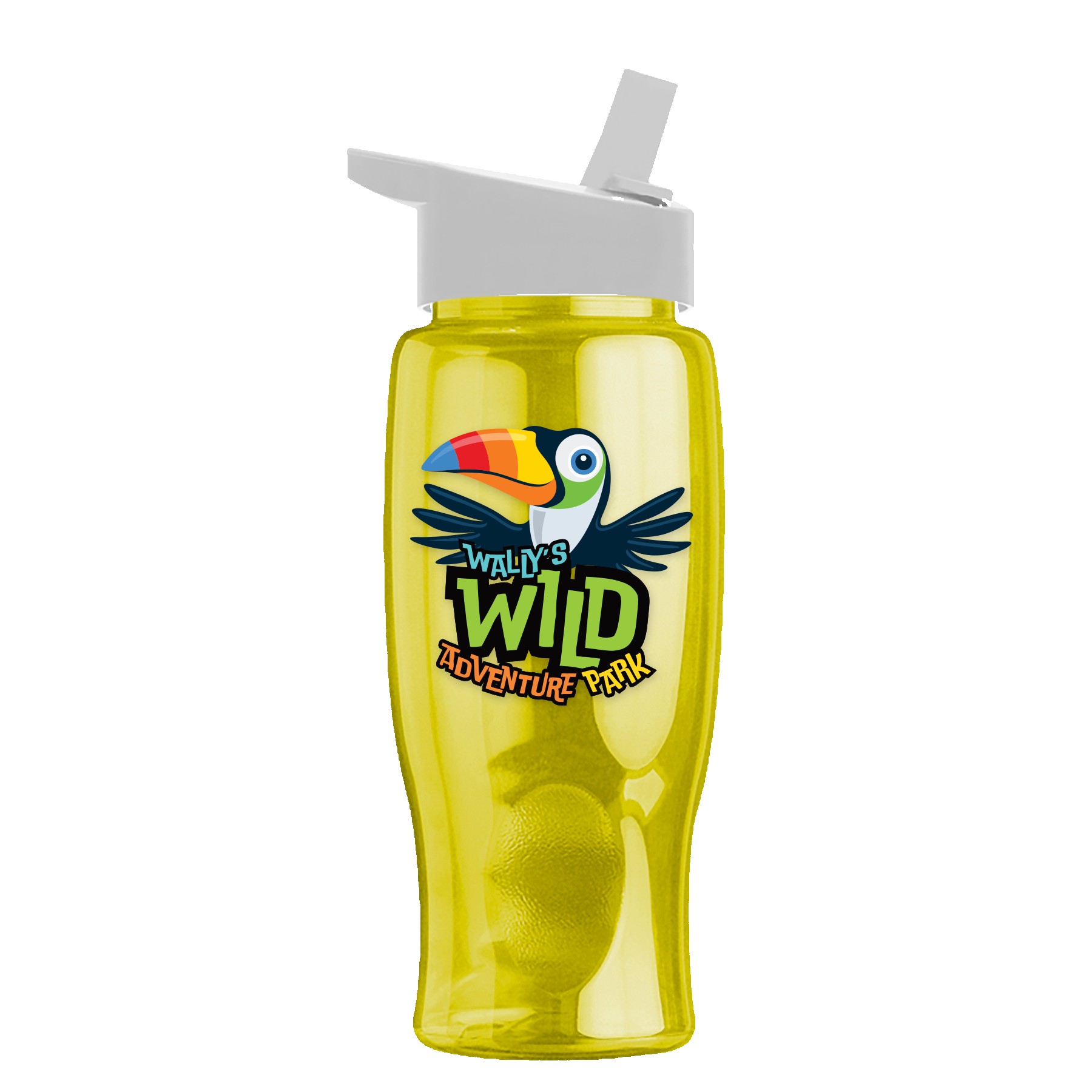 Picture of Garyline® Poly+ Bottle with Flip-Straw Lid - 27 oz.