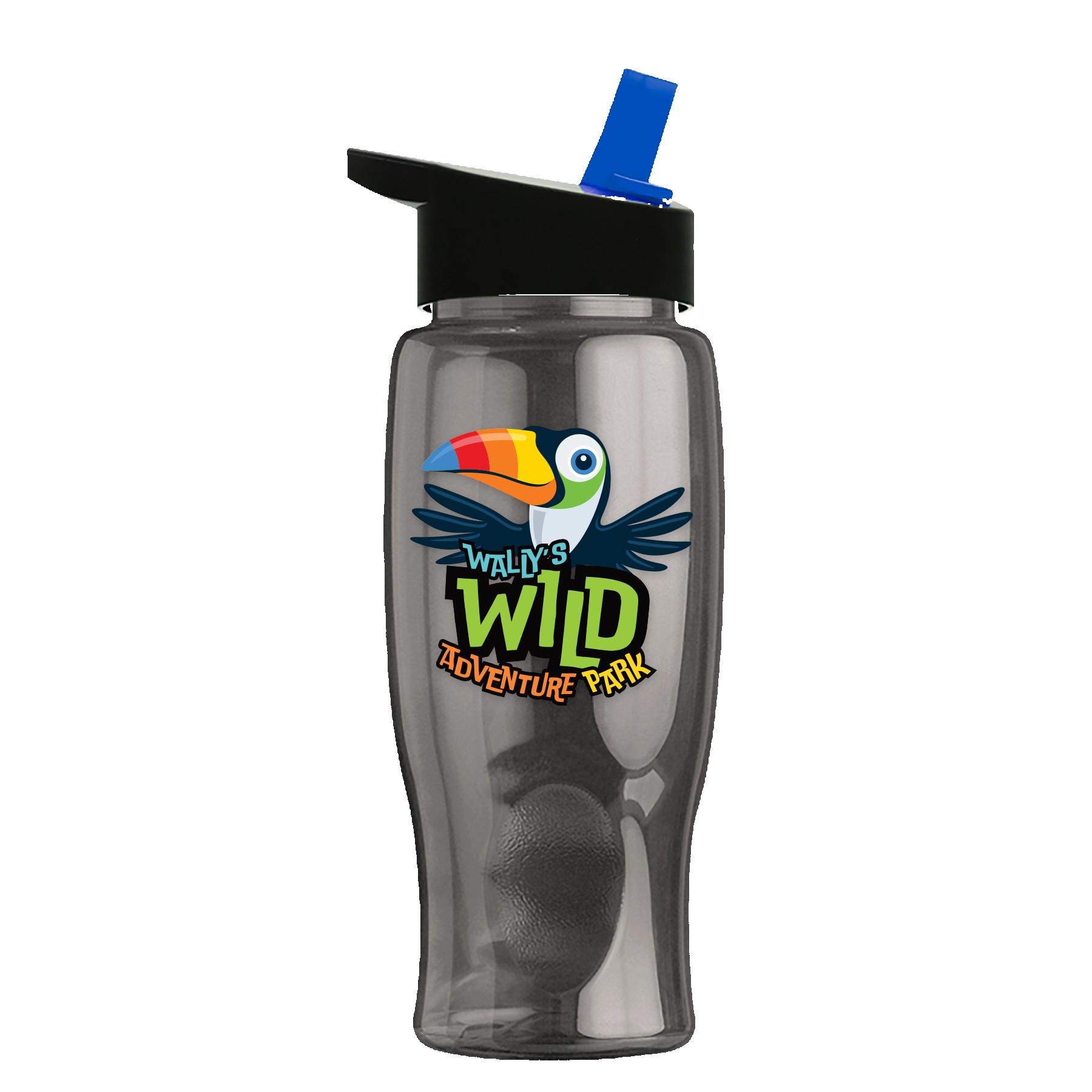 Picture of Garyline® Poly+ Bottle with Flip-Straw Lid - 27 oz.