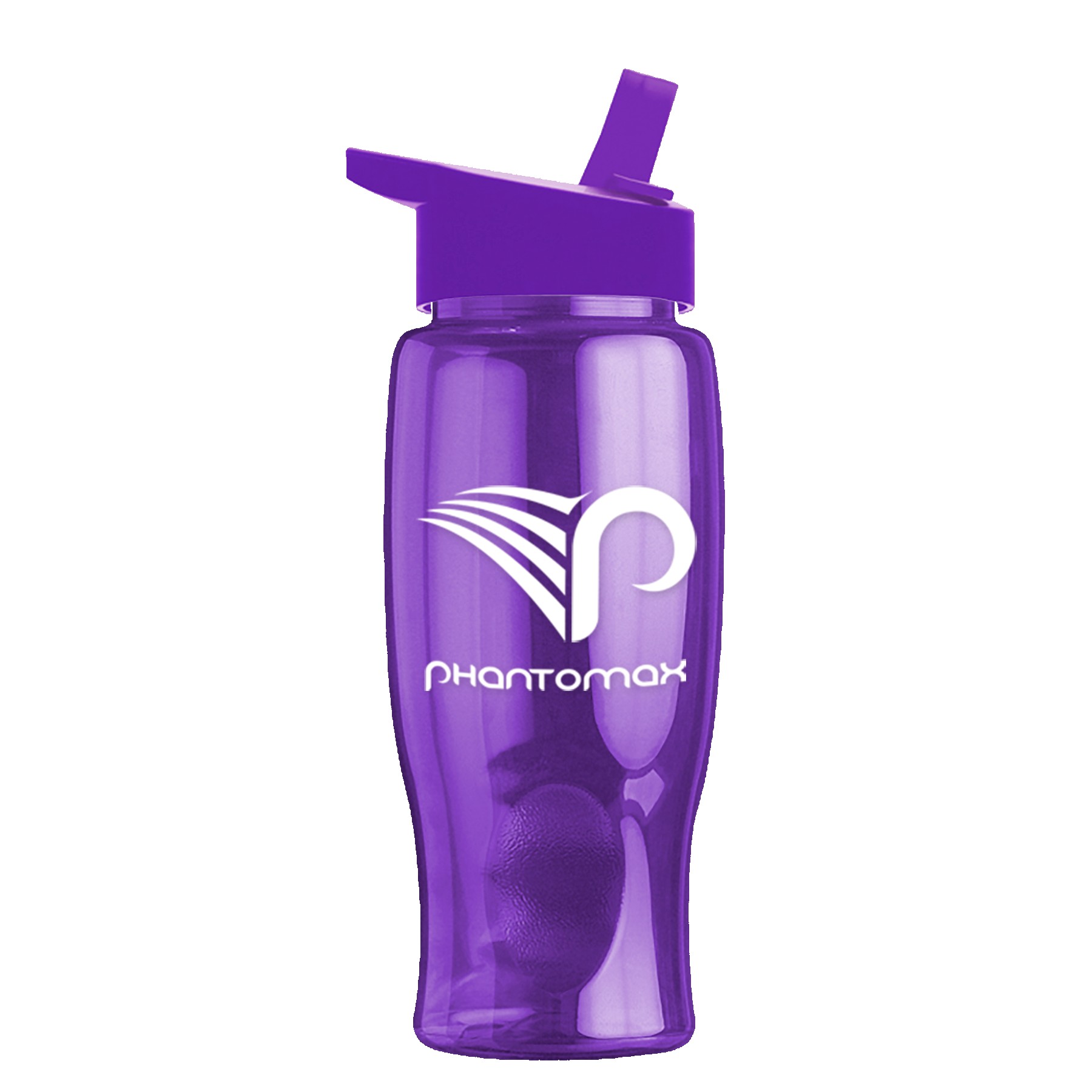 Picture of Garyline® Poly+ Bottle with Flip-Straw Lid - 27 oz.